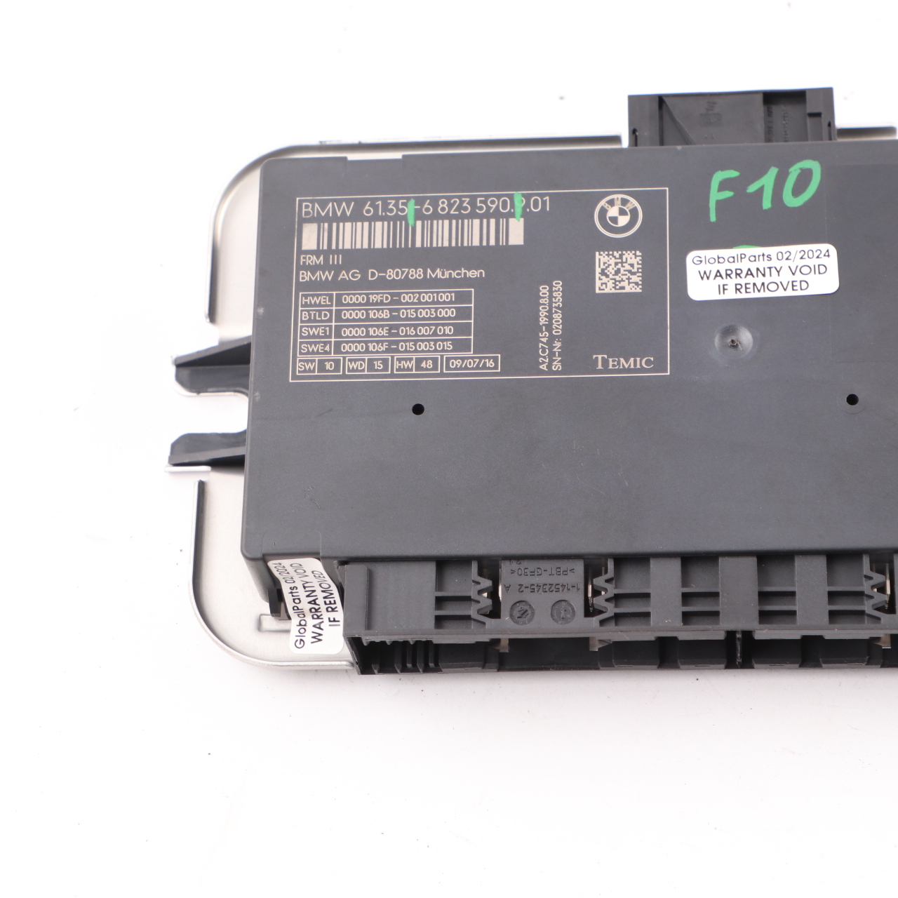 BMW F10 Fußraumlicht-Steuergerät Modul ECU FRM III 6823590