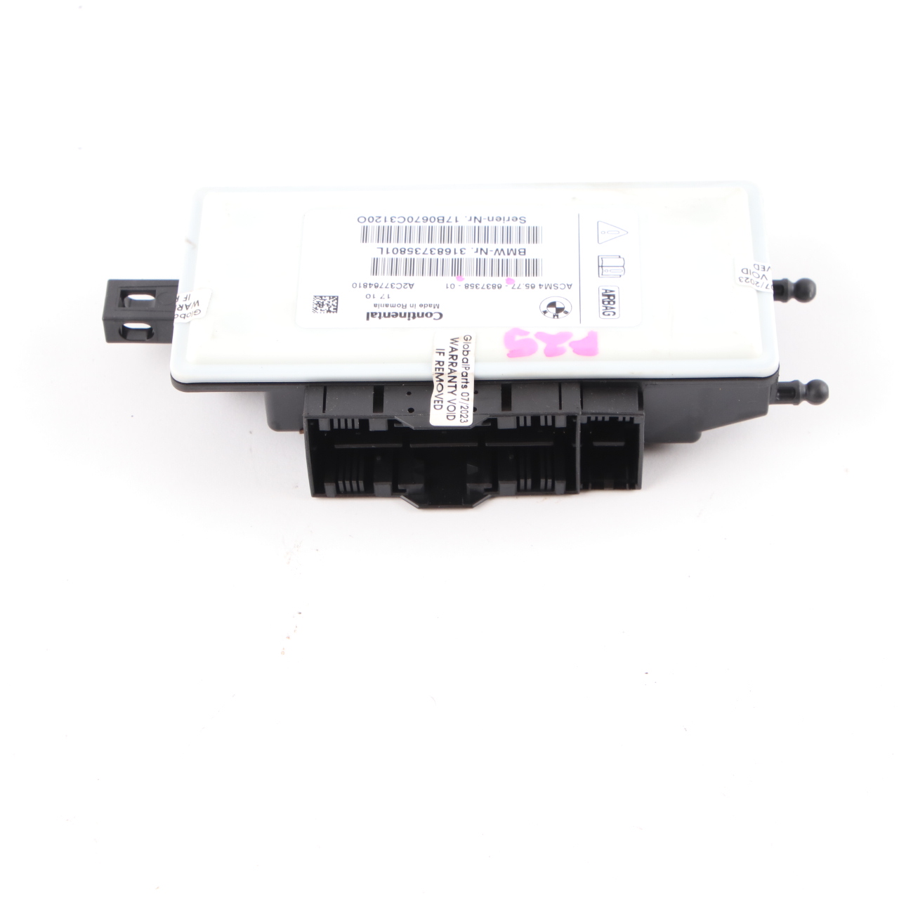 Airbag Modul BMW F10 F12 F13 X3 F25 ECU Steuergerät Airbag 6837358