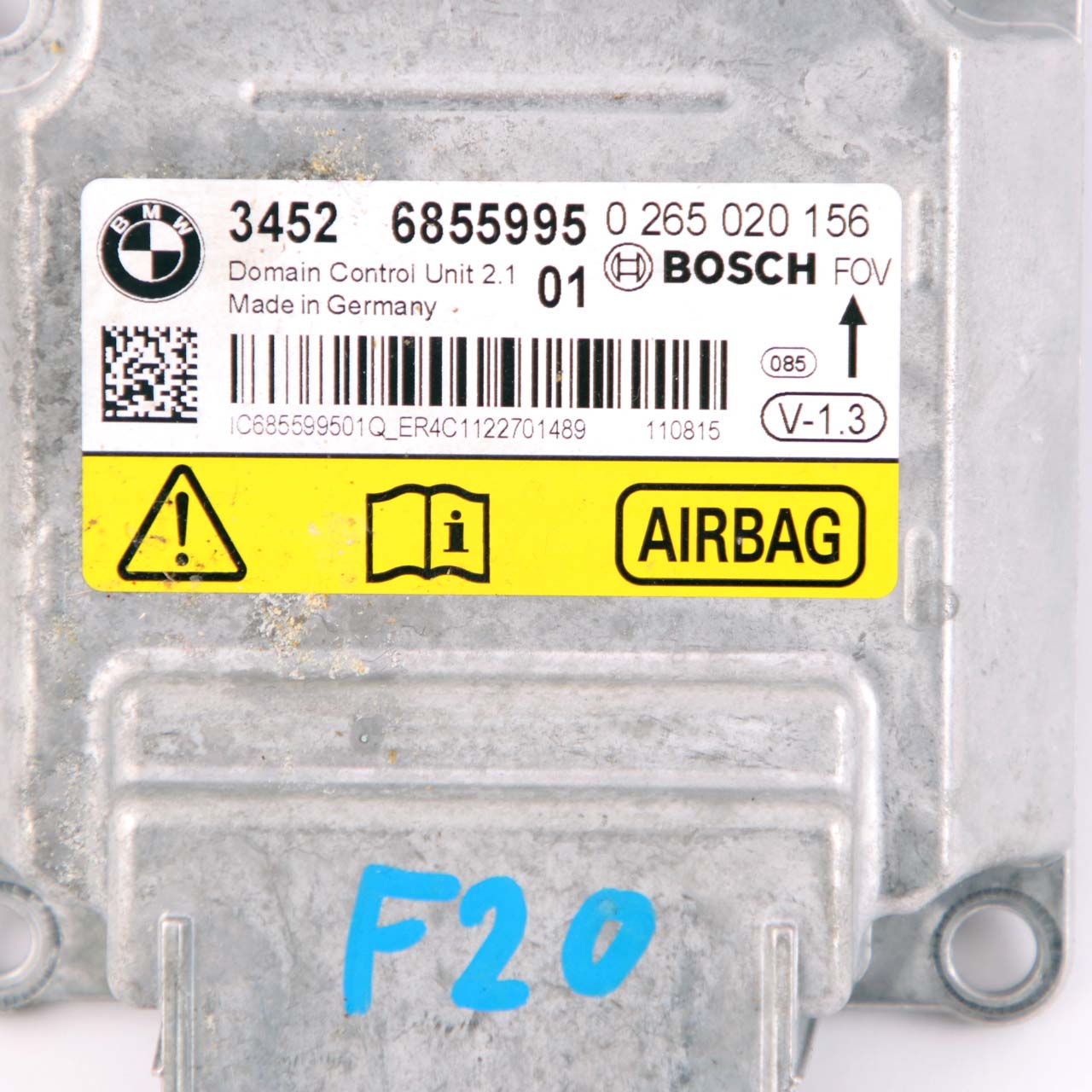 BMW 1 2 3 F20 F21 F22 F30 F31 ECU ICM Plus Steuergerät Modul 6855995