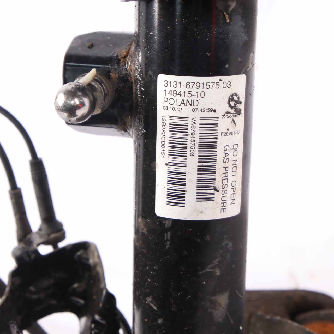 BMW F20 125i N20 Vorne Links Aufhängung Bein Federbein Nabe Bremssattel 6873723