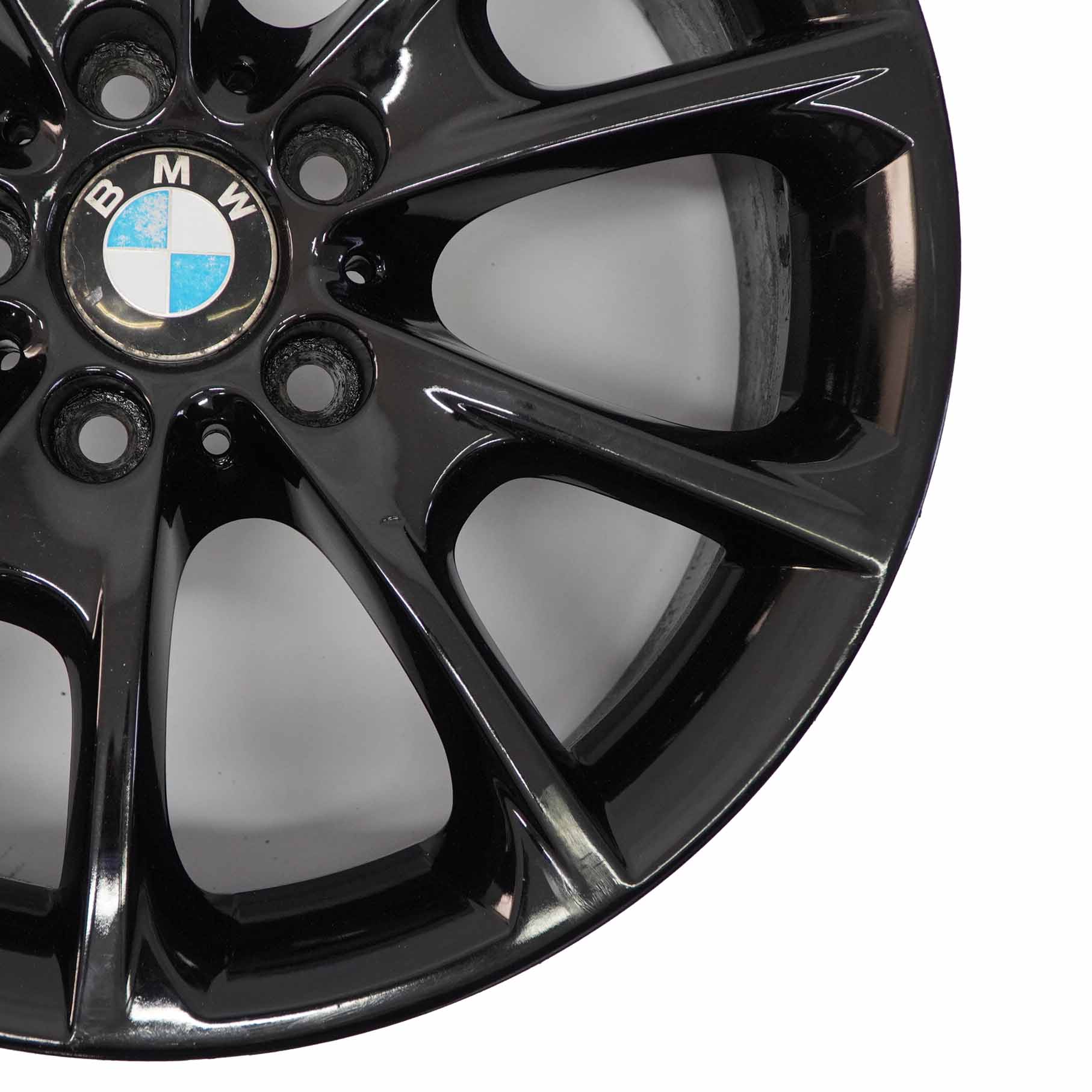 BMW F30 F32 F33 LCI Schwarz Leichtmetallrad 18" 8J ET:34 V-Speiche 398 6874819