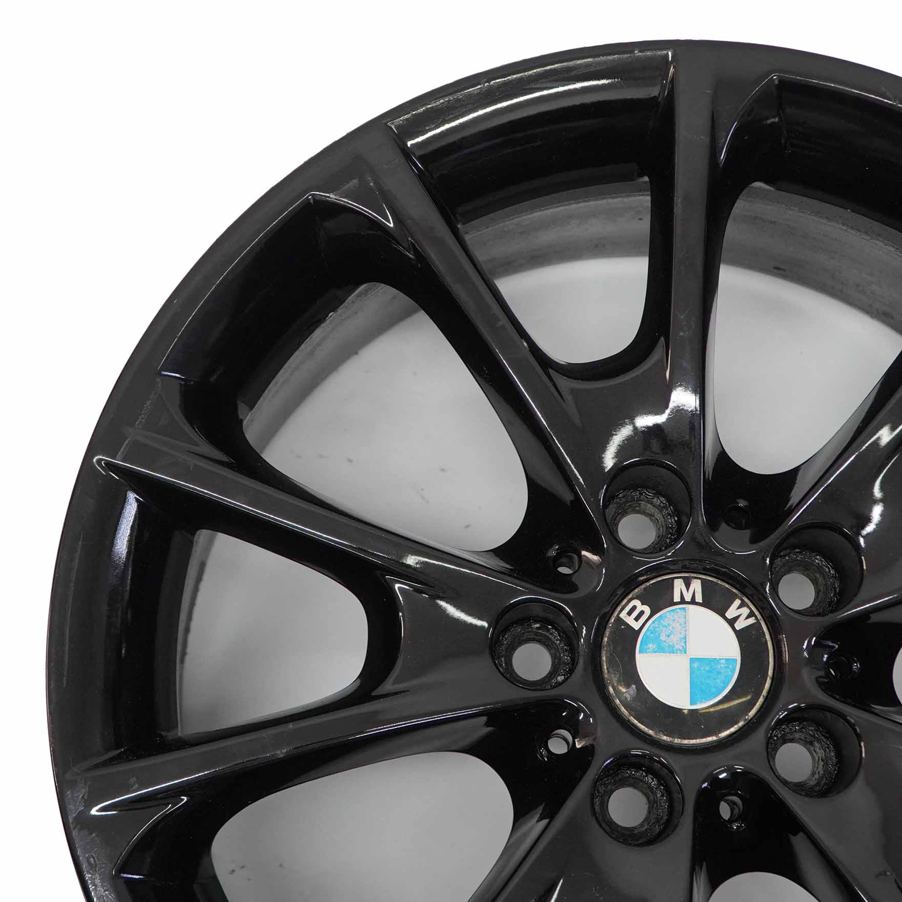 BMW F30 F32 F33 LCI Schwarz Leichtmetallrad 18" 8J ET:34 V-Speiche 398 6874819