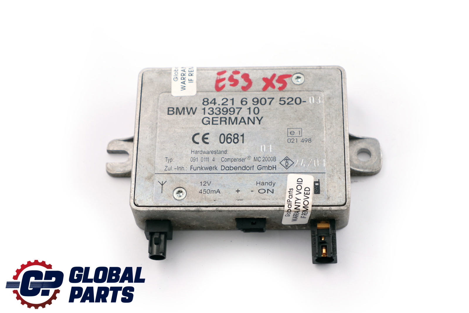 BMW 5 X5 er E39 E53 Leitungskompensator Dualband händefrei Telefon 6907520