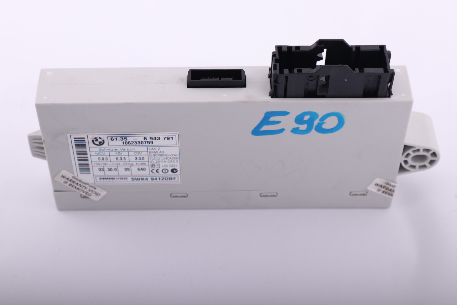 BMW E87 E90 Steuergerät CAS CAS2 ECU Control unit 61356943791 6943791