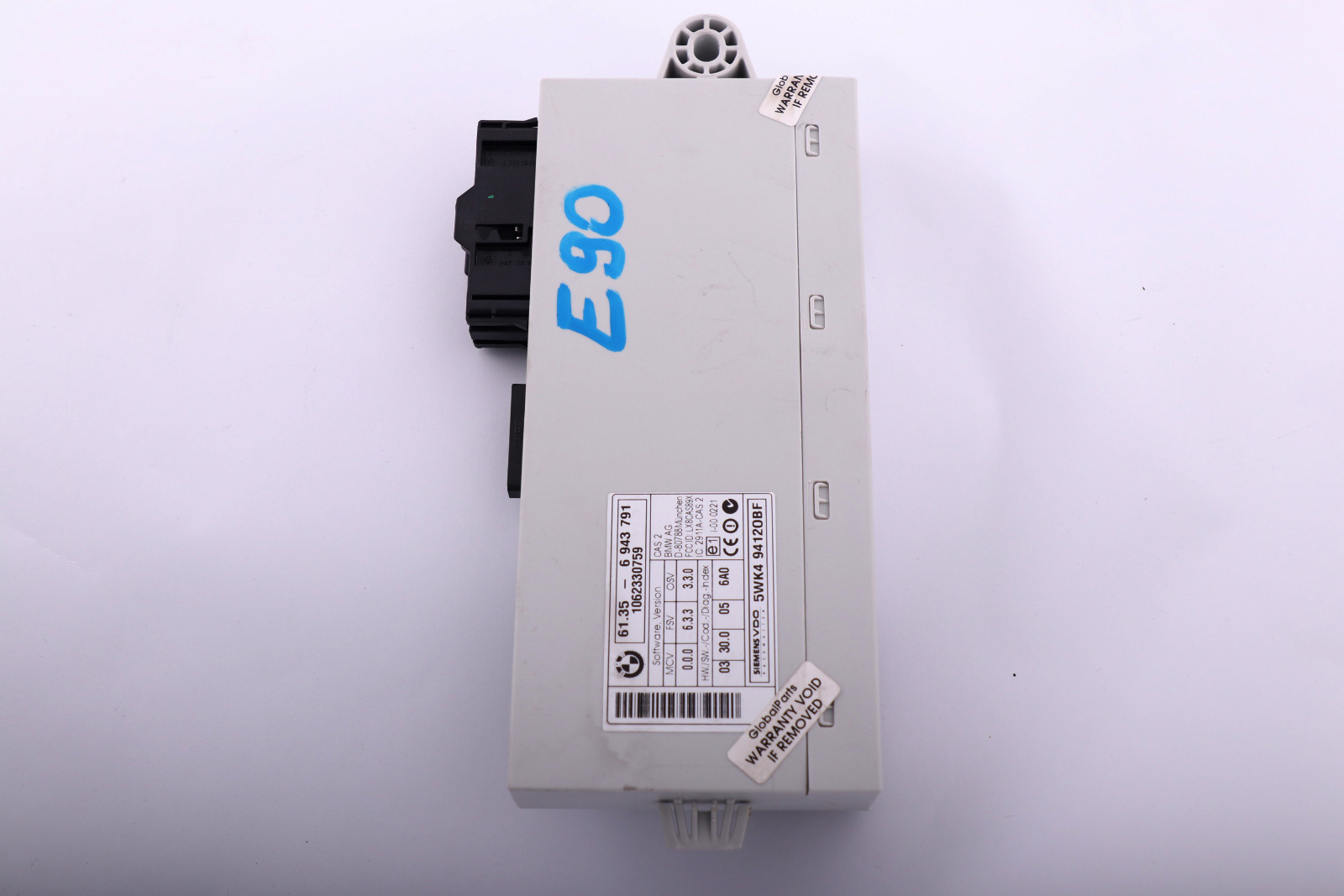 BMW E87 E90 Steuergerät CAS CAS2 ECU Control unit 61356943791 6943791