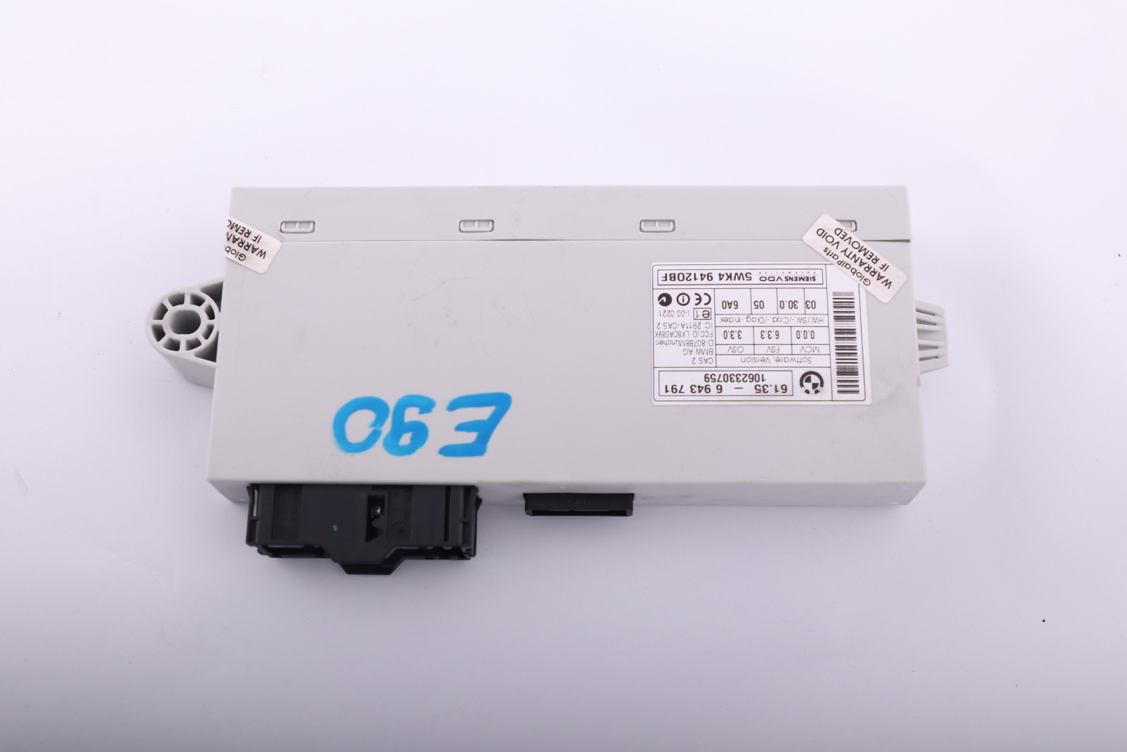 BMW E87 E90 Steuergerät CAS CAS2 ECU Control unit 61356943791 6943791