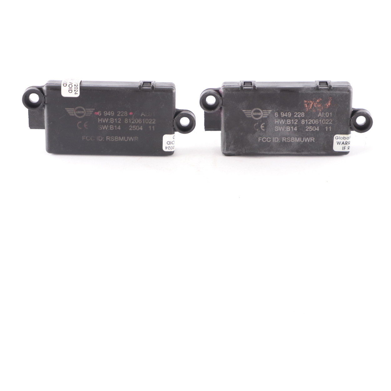 2 x Mini Cooper R52 Cabrio DWA Tür alarm anlage Modul satz 6949228