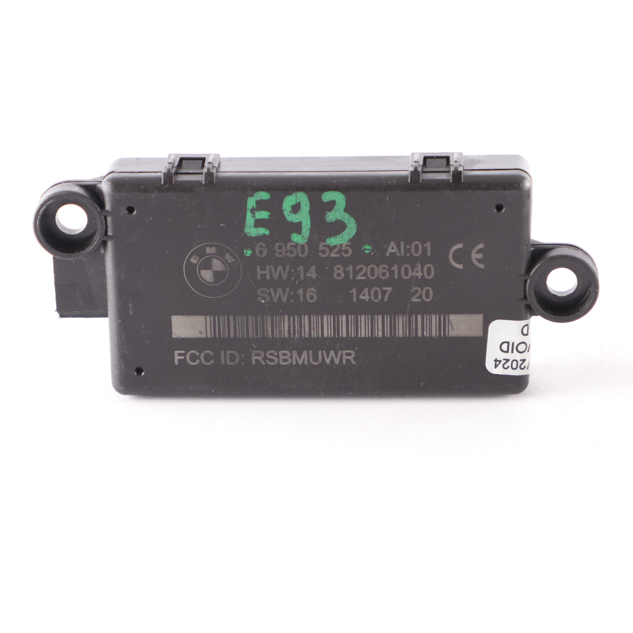 2 x BMW E63 E64 E93 Alarm anlage Modul Sensor DWA Steuergerät Set 6950525