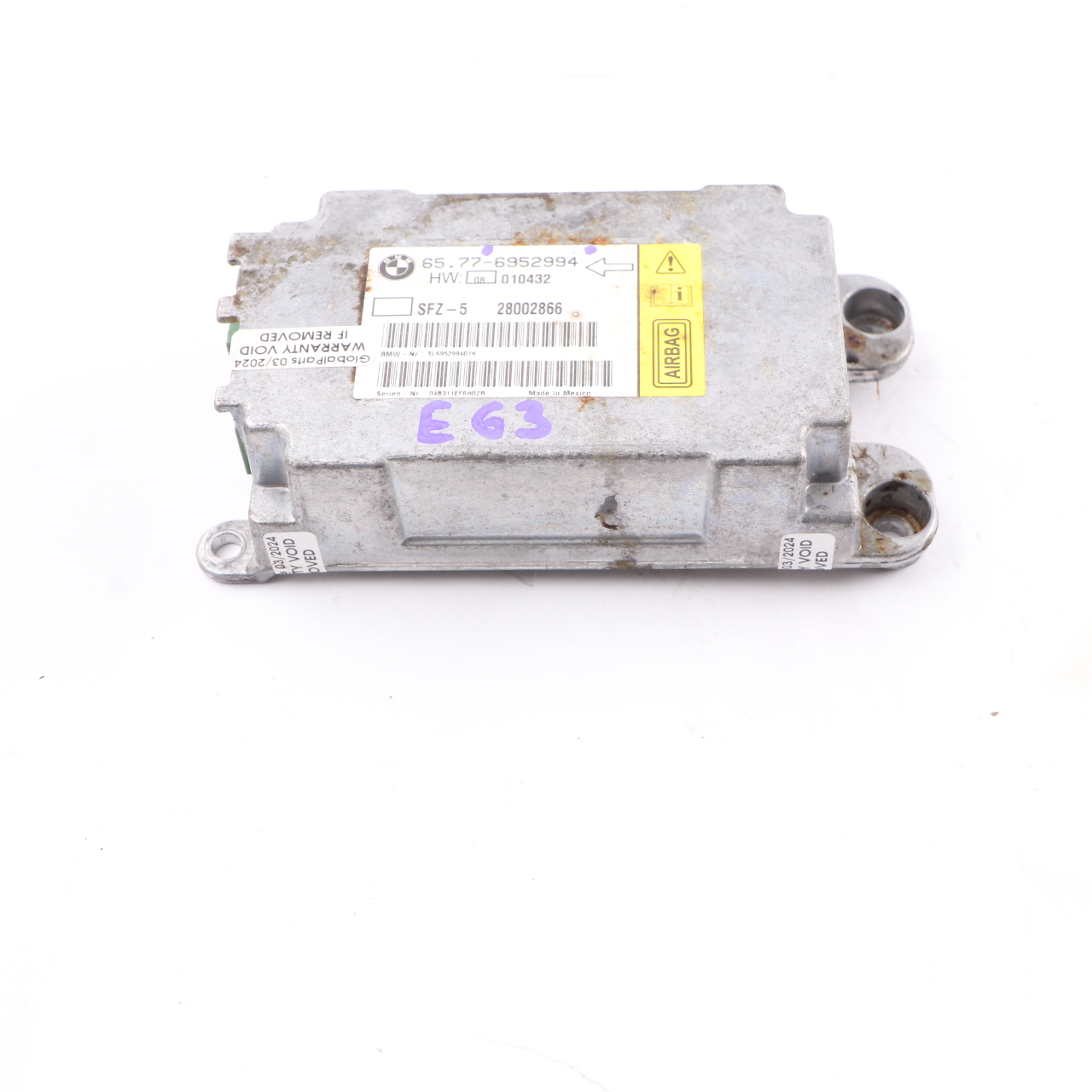 Luftmodul BMW E60 E63 Steuergerät Mitte Sensor ECU 6952994