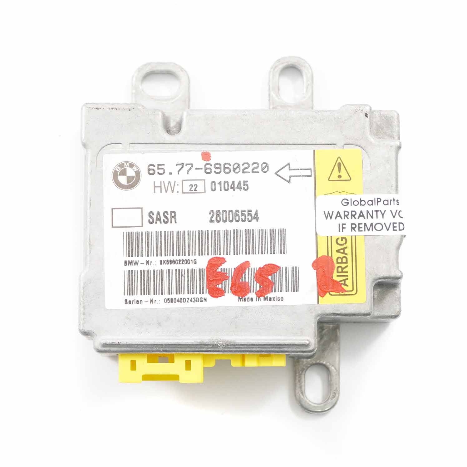 Airbagmodul BMW E65 E66 Airbag A-Säulen-Sensor rechts Steuergerät 6960220