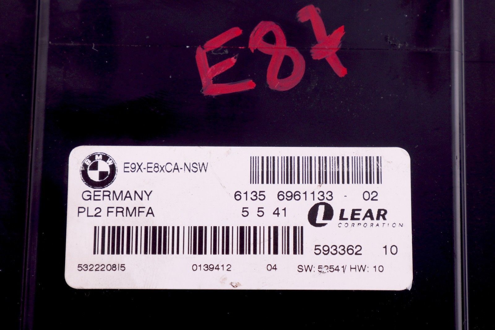 BMW E87 Lichtmodul LCM ECU PL2 FRMFA Fussraummodul 61356961133 6961133