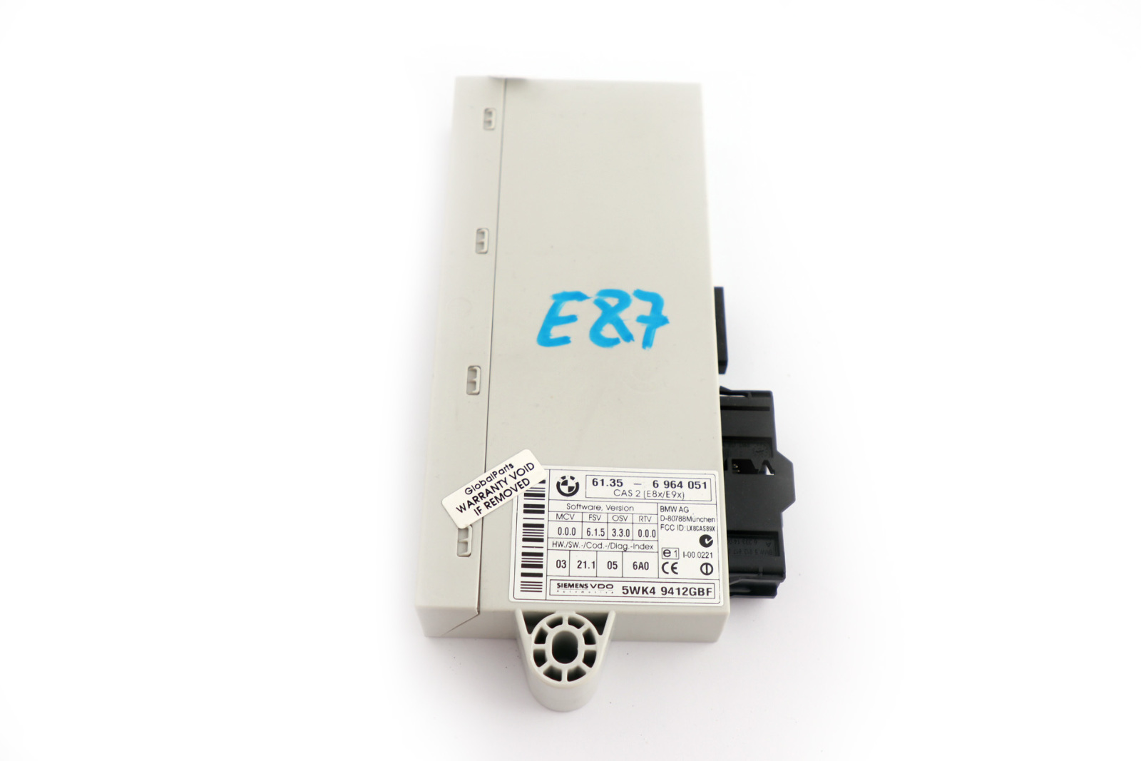 BMW E87 E90 Steuergerät CAS2 ECU Modul 61356964051 6964051