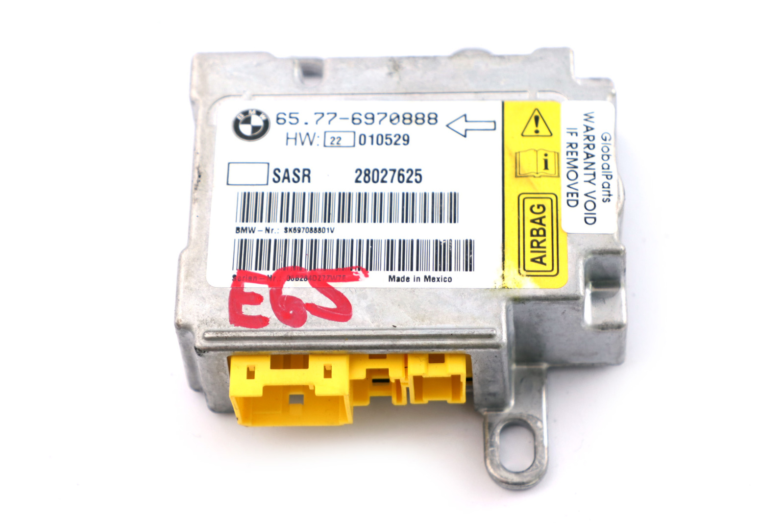 BMW 7 er E65 E66 E67 A-Säule Rechts Sensor Steuergerät 6970888