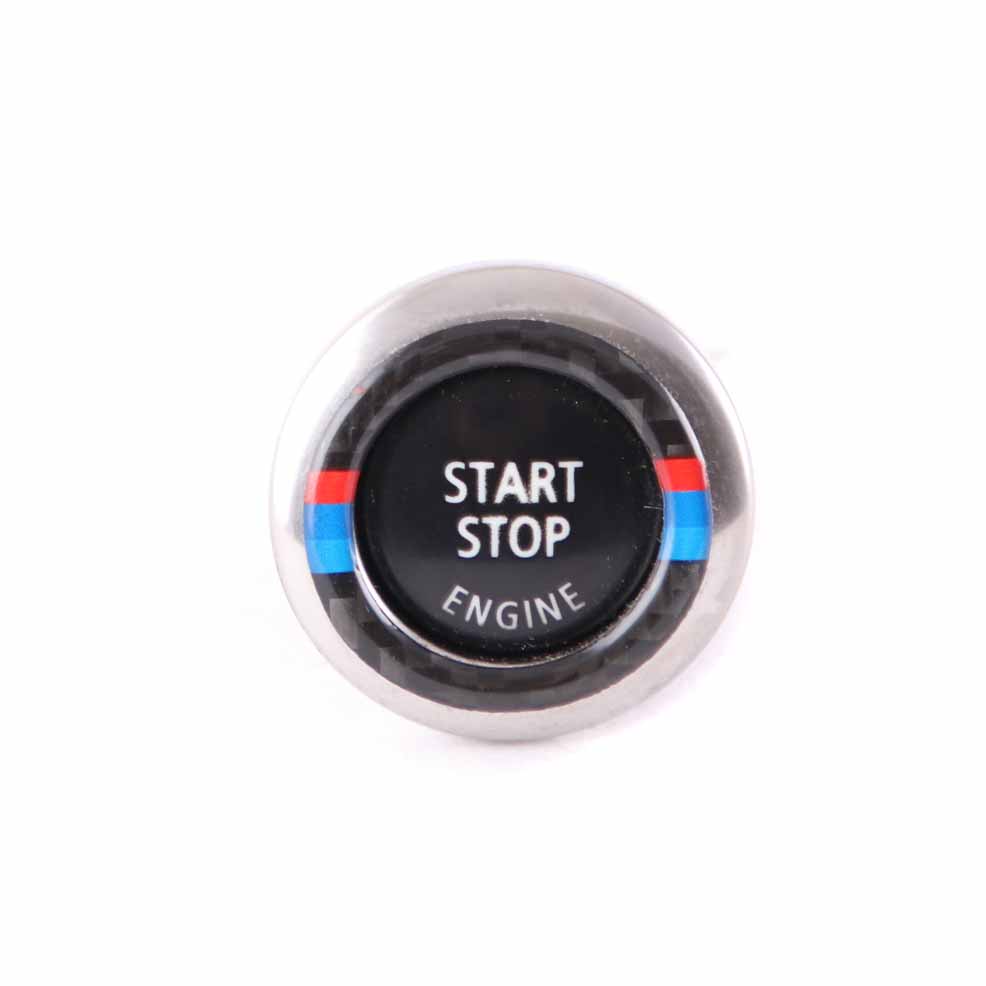 BMW E92 E93 Start Stop Ignition Switch Button Black M Carbon Look 6973276