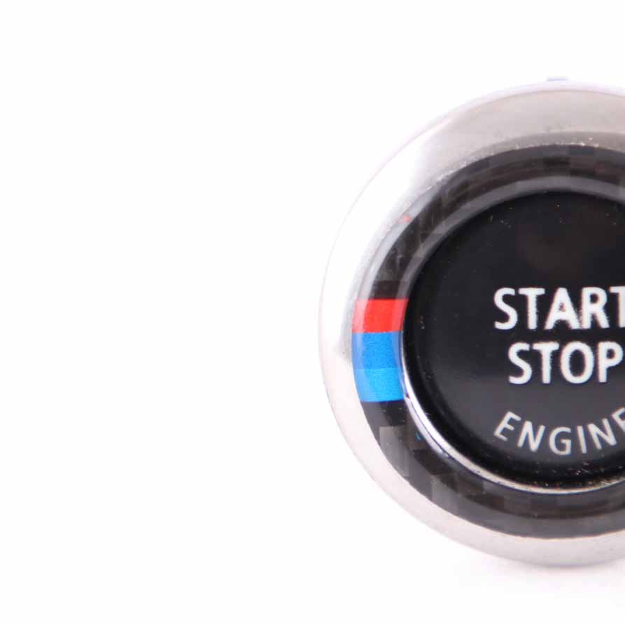 BMW E92 E93 Start Stop Ignition Switch Button Black M Carbon Look 6973276