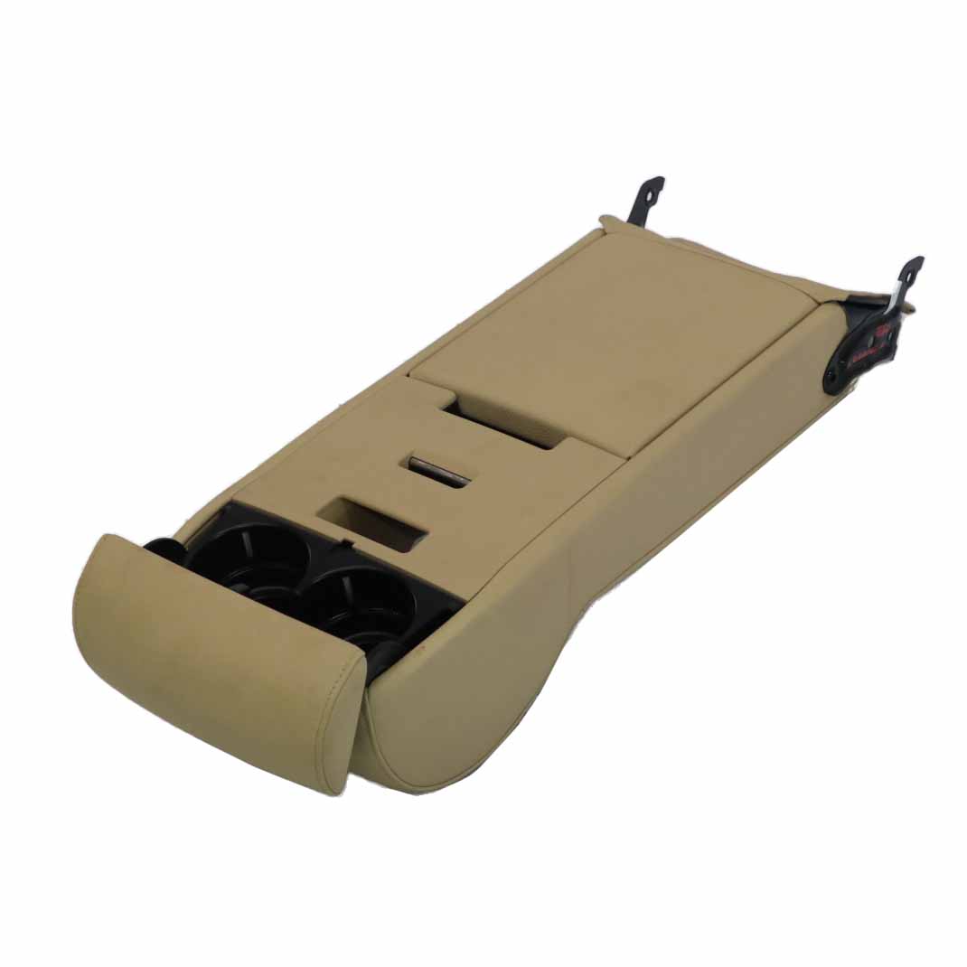 BMW E60 Armlehne Basis Fach Leder Beige 6988616