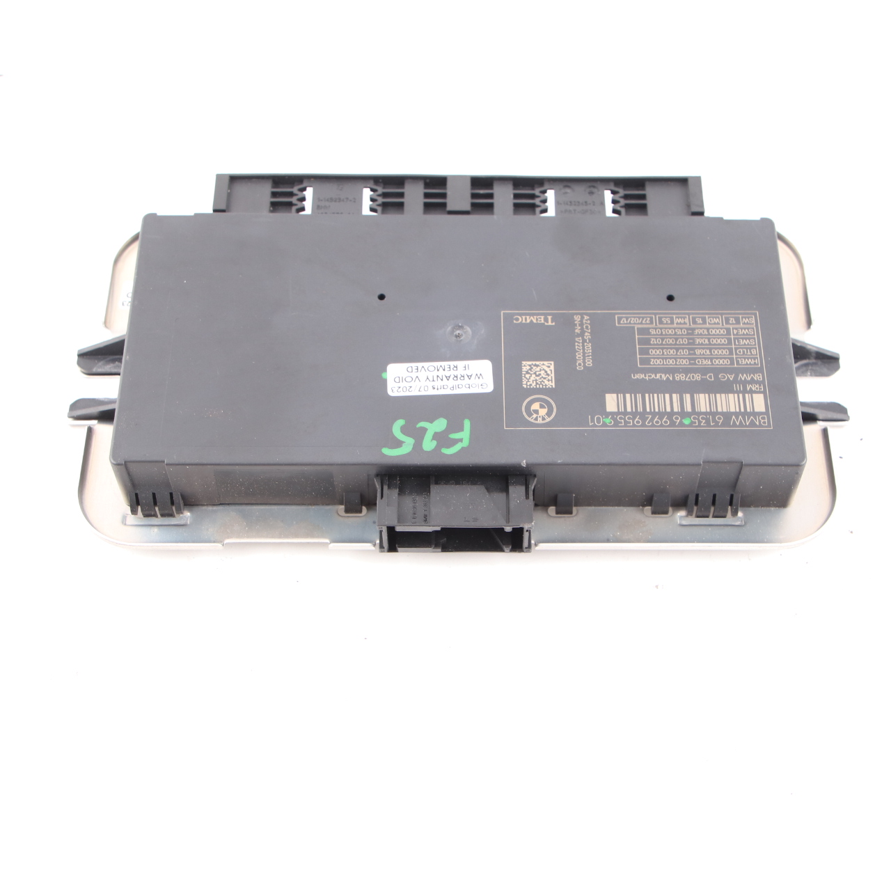 BMW F25 Fußraumlicht-Steuermodul ECU Einheit FRM3 TEMIC 6992955