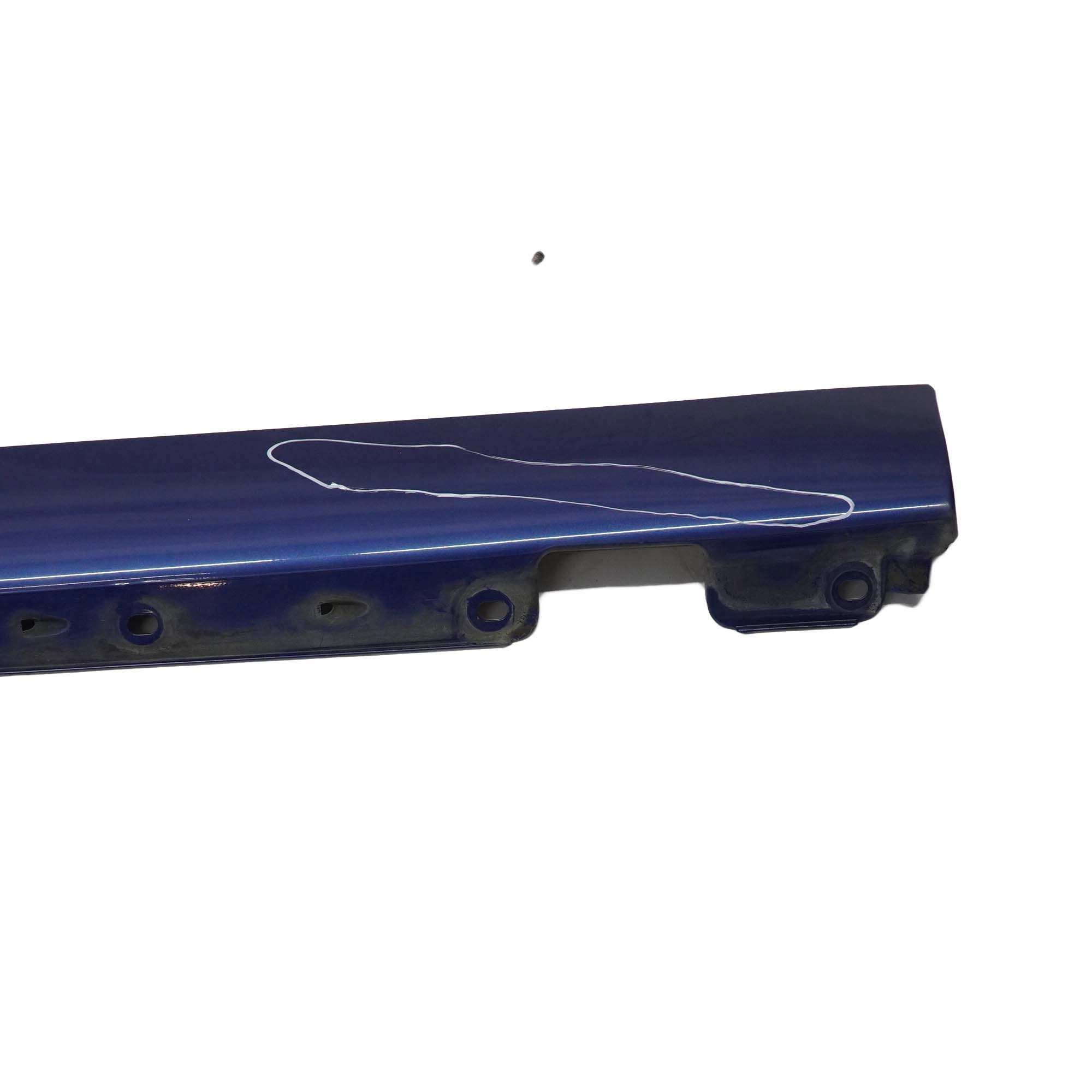 Mercedes-Benz W203 Door Sill Side Cover Skirt Left N/S Jaspisblau Blue - 345