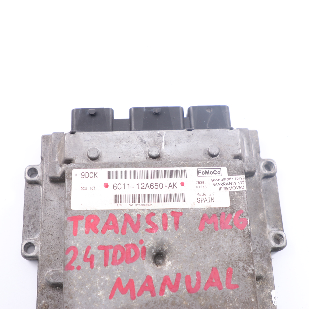 Ford Transit MK6 2.4 TDDi Diesel Motorsteuergerät ECU Handbuch 6C11-12A650-AK