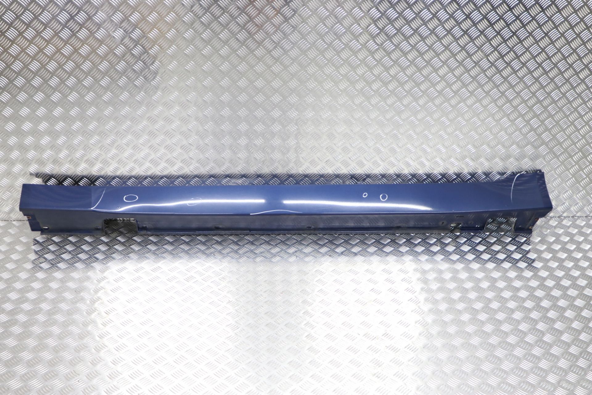 BMW 5 Series E61 Door Sill Side Cover Skirt Left N/S Mysticblau Mystic Blue