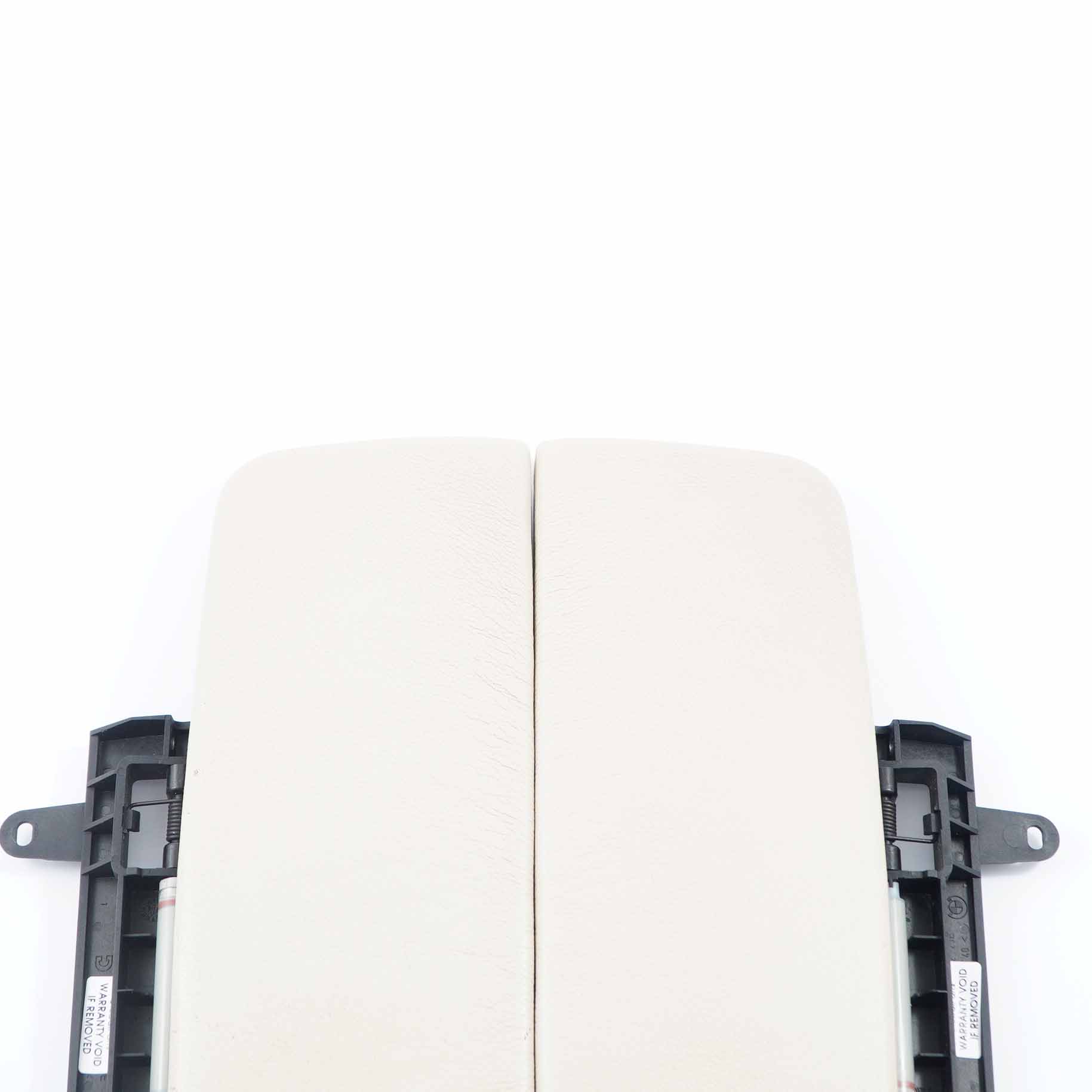 Armlehnenabdeckungsset BMW E65 E66 Mittelkonsolenverkleidung Leder Creme Beige