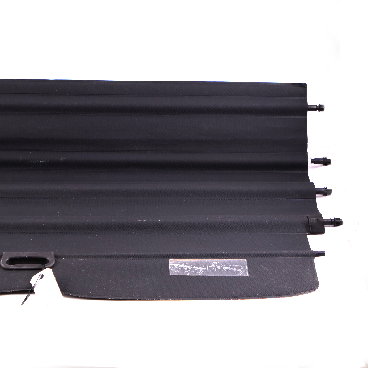 BMW X5 E53 Boot Trunk Room Roller Blind Rear Parcel Shelf Schwarz Black