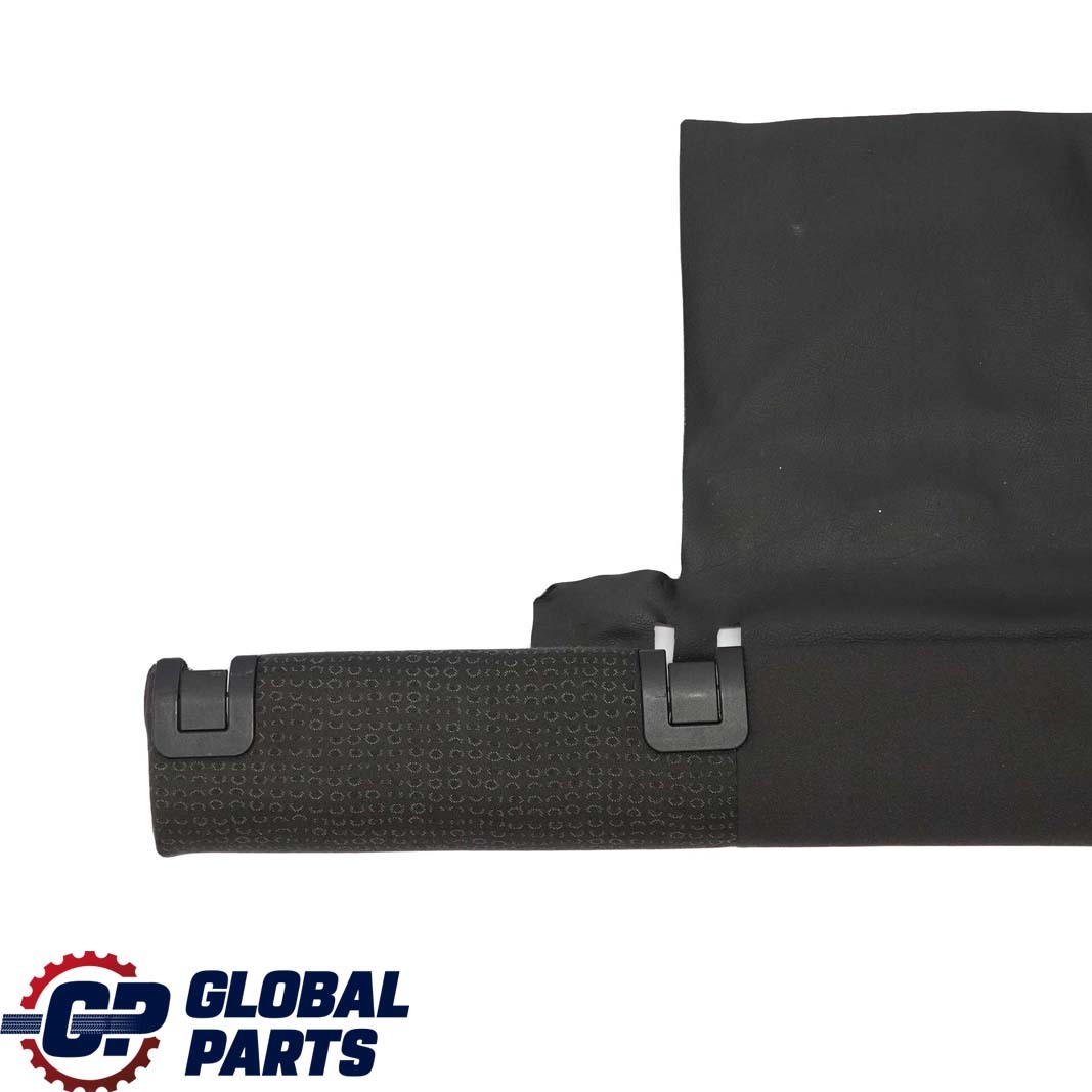 BMW 3 E46 Kombi Touring Rücksitz Leiste Bezug Isofix Schwarz Stoff Jacquard