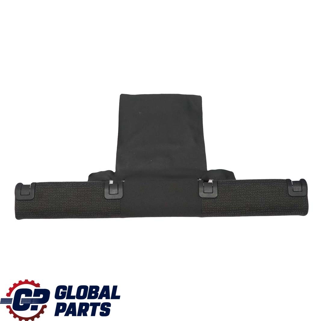 BMW 3 E46 Kombi Touring Rücksitz Leiste Bezug Isofix Schwarz Stoff Jacquard