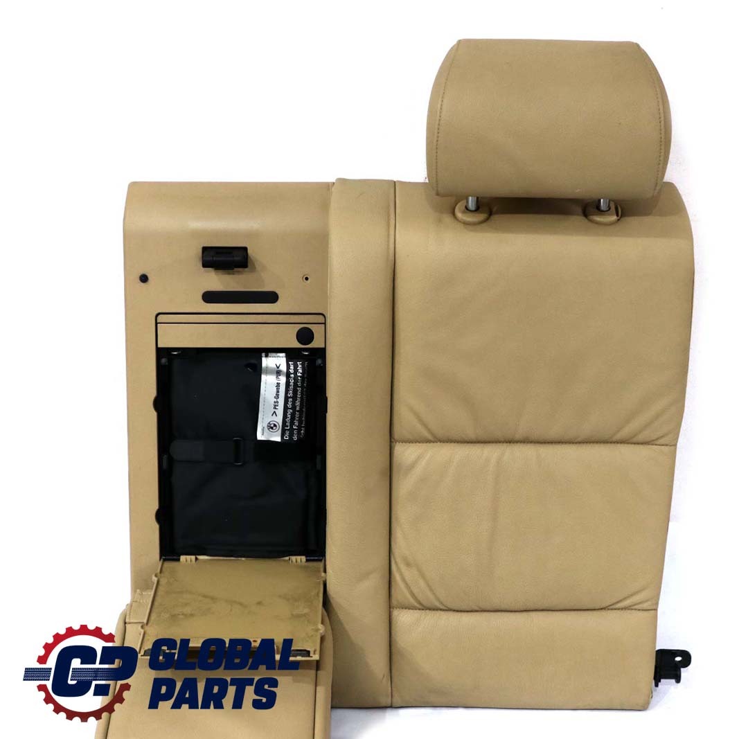 BMW 5 er E60 Rückenlehne Lehne Bezug Skisack Hinten Links Leder Dakota Beige