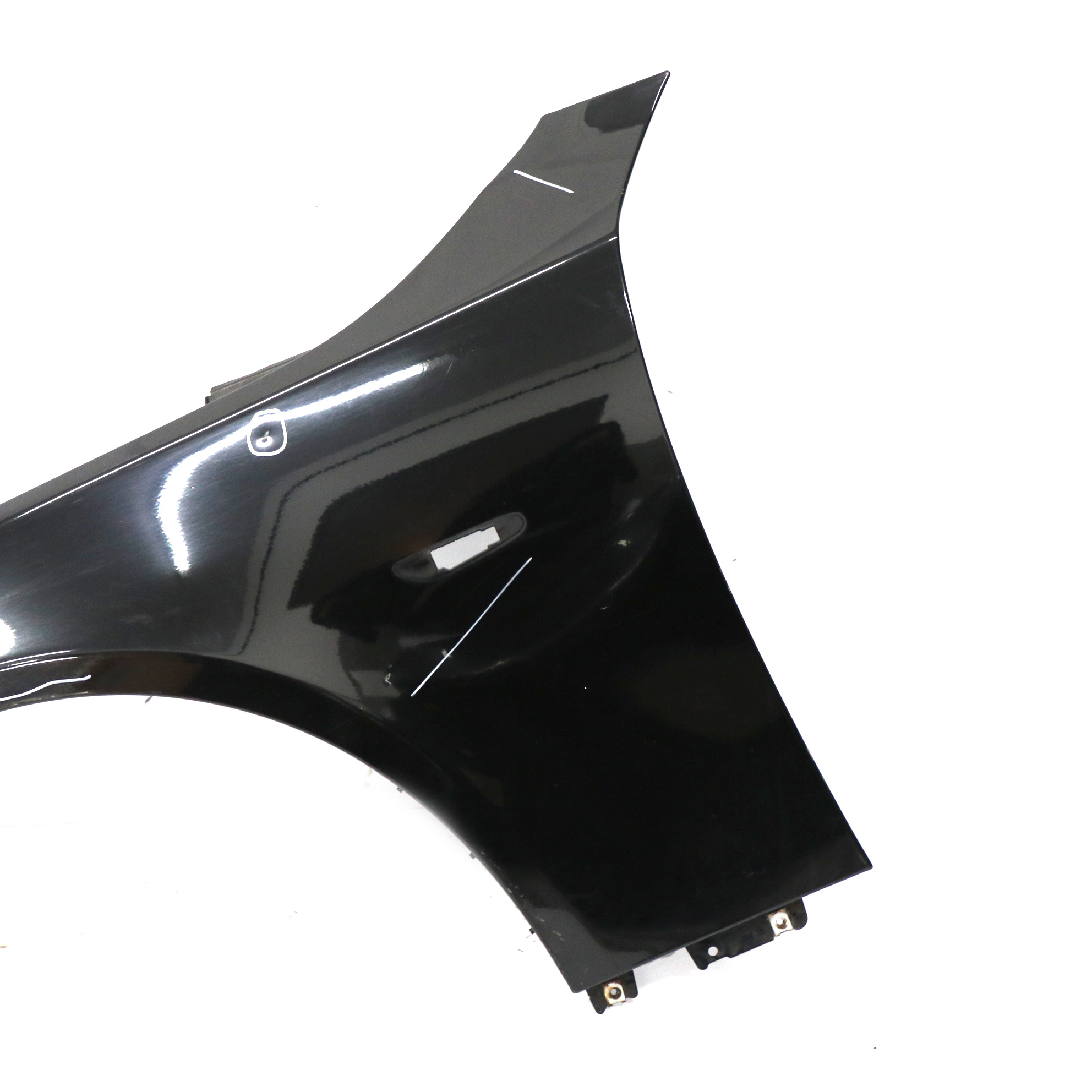 BMW E60 E61 Front Left N/S Wing Fender Side Panel Schwarz 2 Black - 668