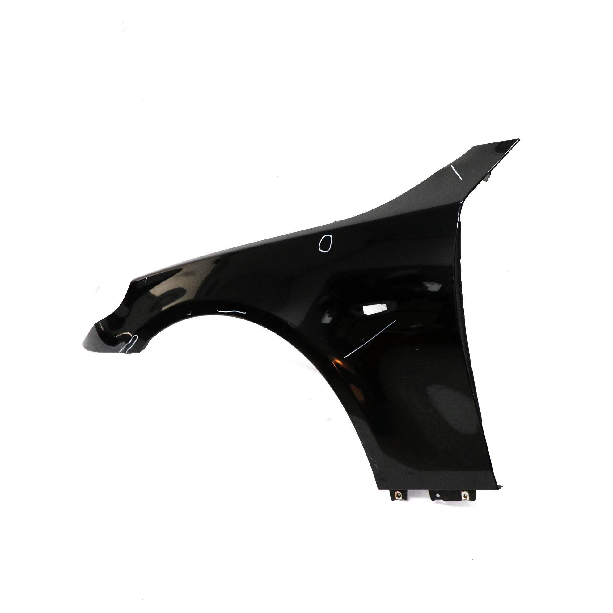 BMW E60 E61 Front Left N/S Wing Fender Side Panel Schwarz 2 Black - 668