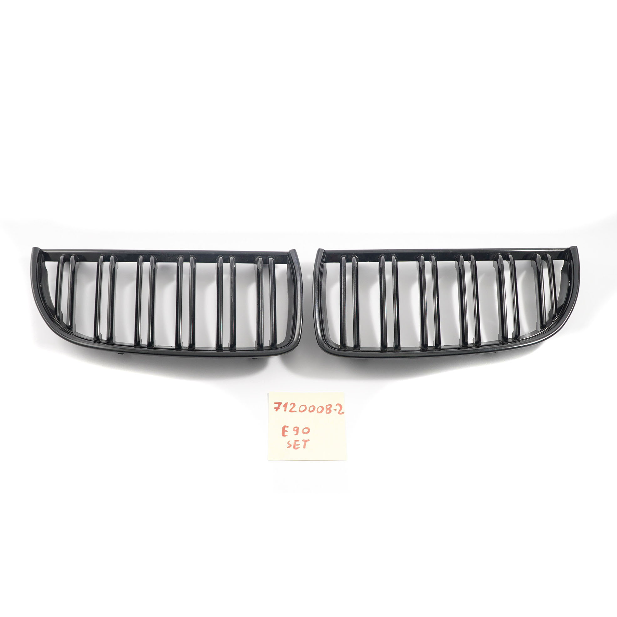 BMW E90 E91 Frontblende Links Rechts Rahmenplatte Schwarz Kühlergrill Set TAIWAN