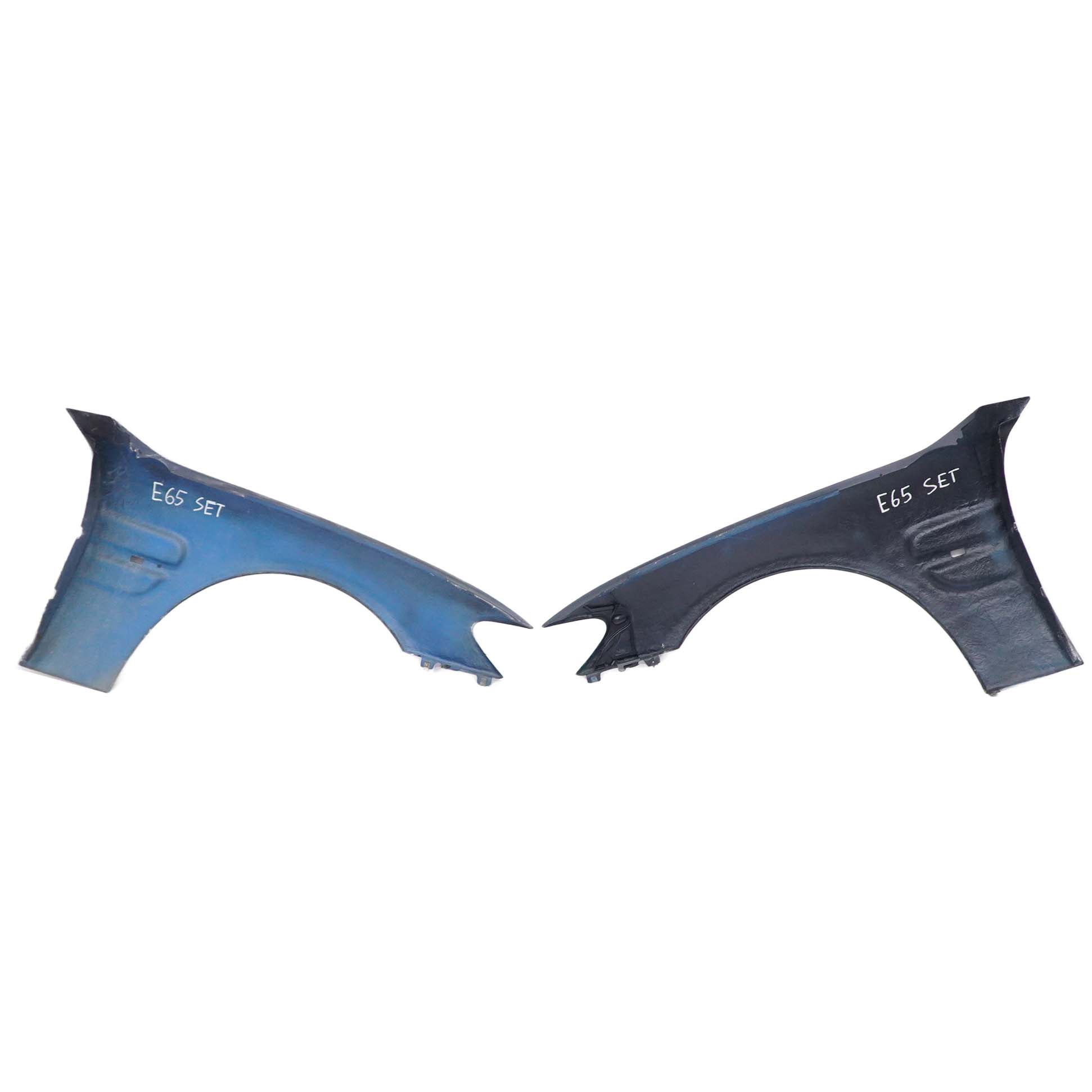 BMW E65 E66 Side Panel Wing Front Left Right N/O/S Set Monacoblau Blue - A35