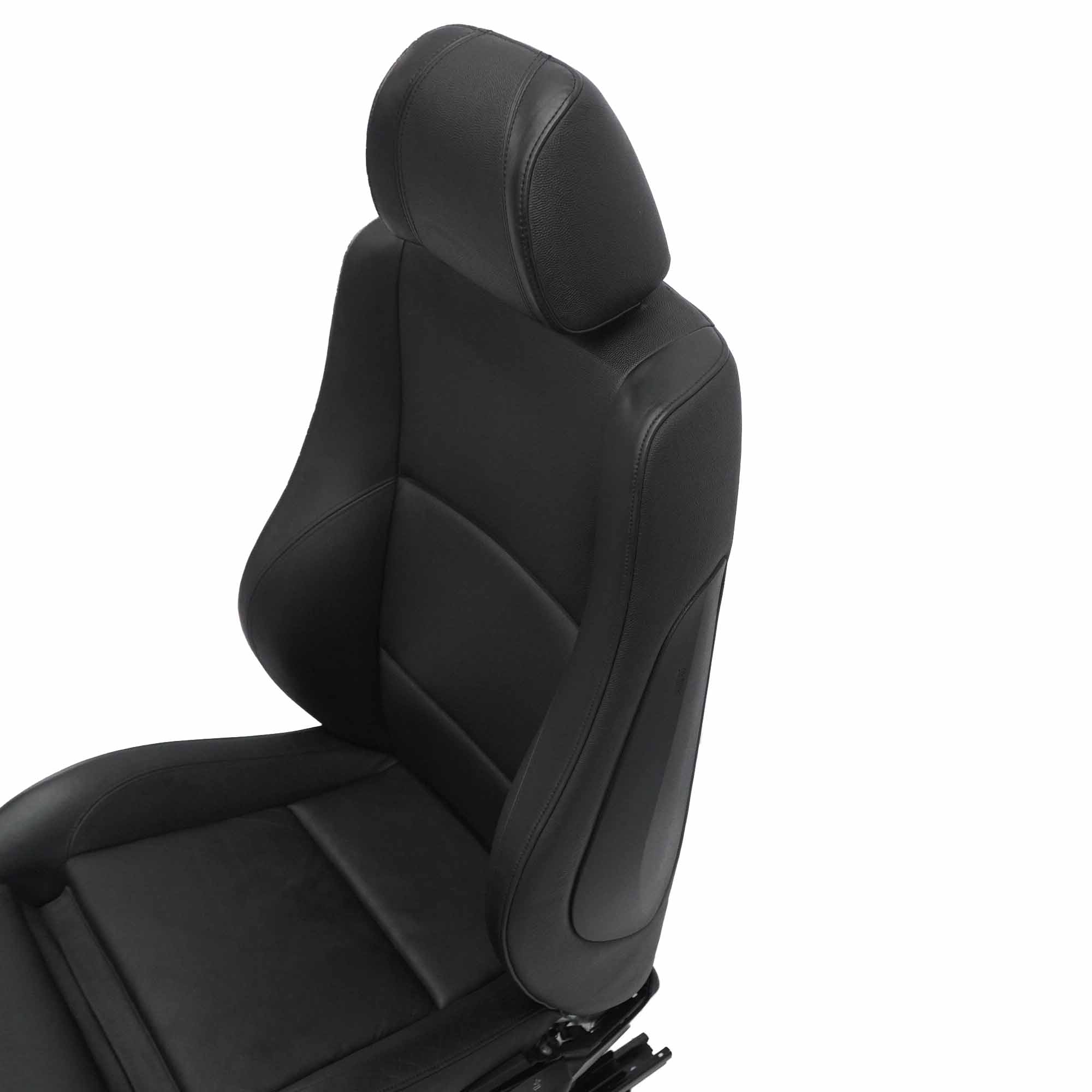 Vordersitz BMW E87 M Sport Links Schwarz Leder Boston Schwarz Interieur