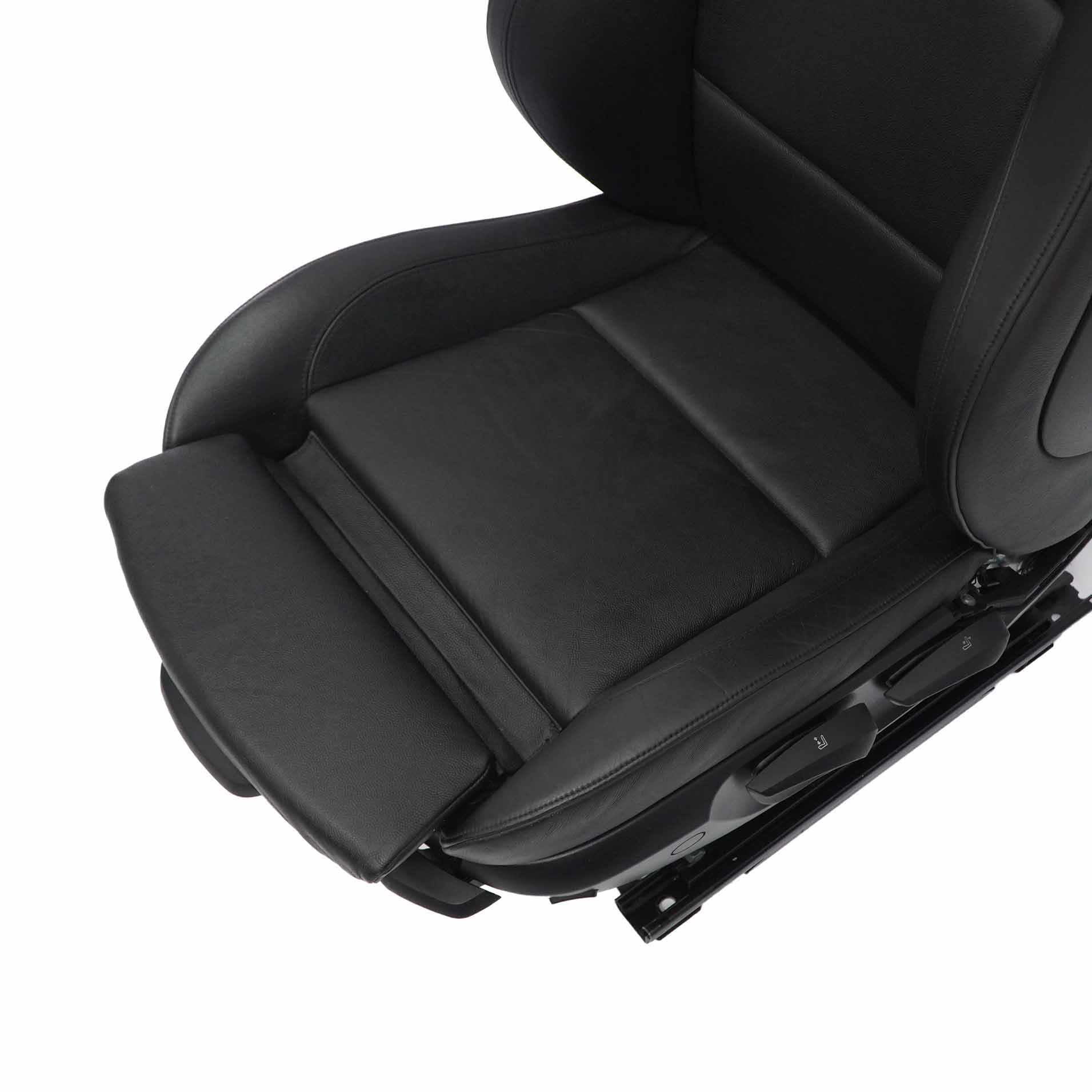 Vordersitz BMW E87 M Sport Links Schwarz Leder Boston Schwarz Interieur