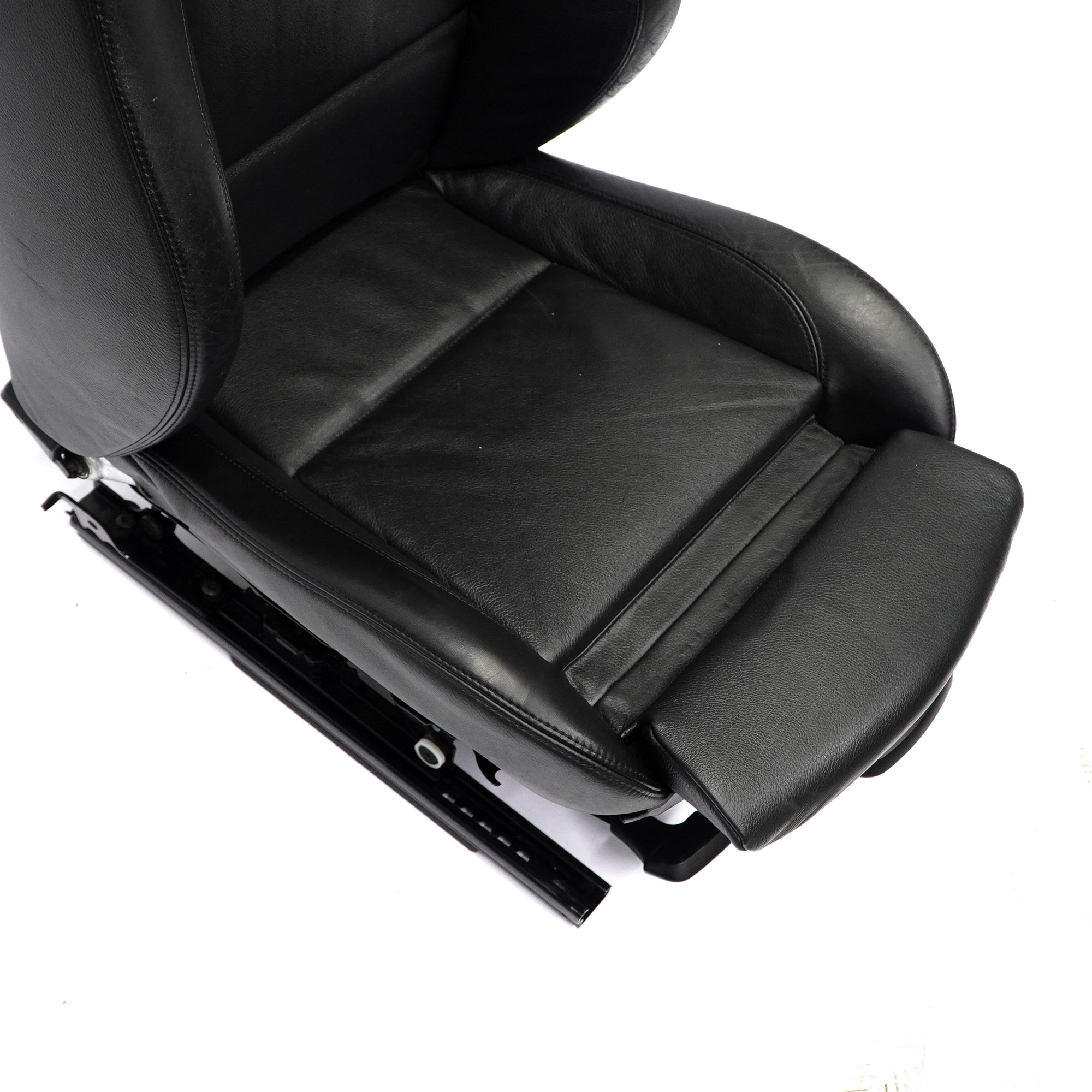 Vordersitz BMW E87 M Sport Links Schwarz Leder Boston Schwarz Interieur