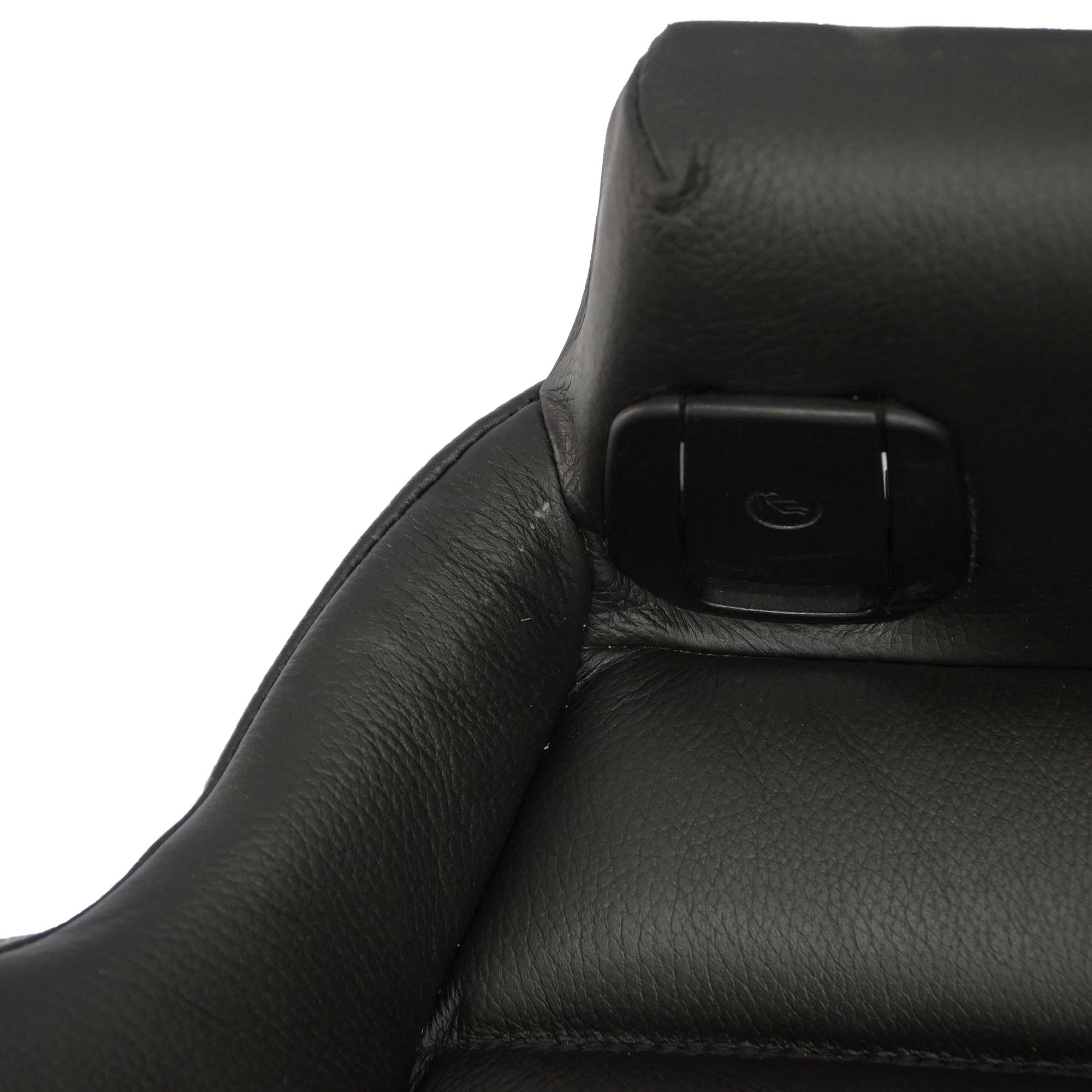 BMW E90 E91 Schwarz Leder Interieur Rücksitz Couch Basis Bank