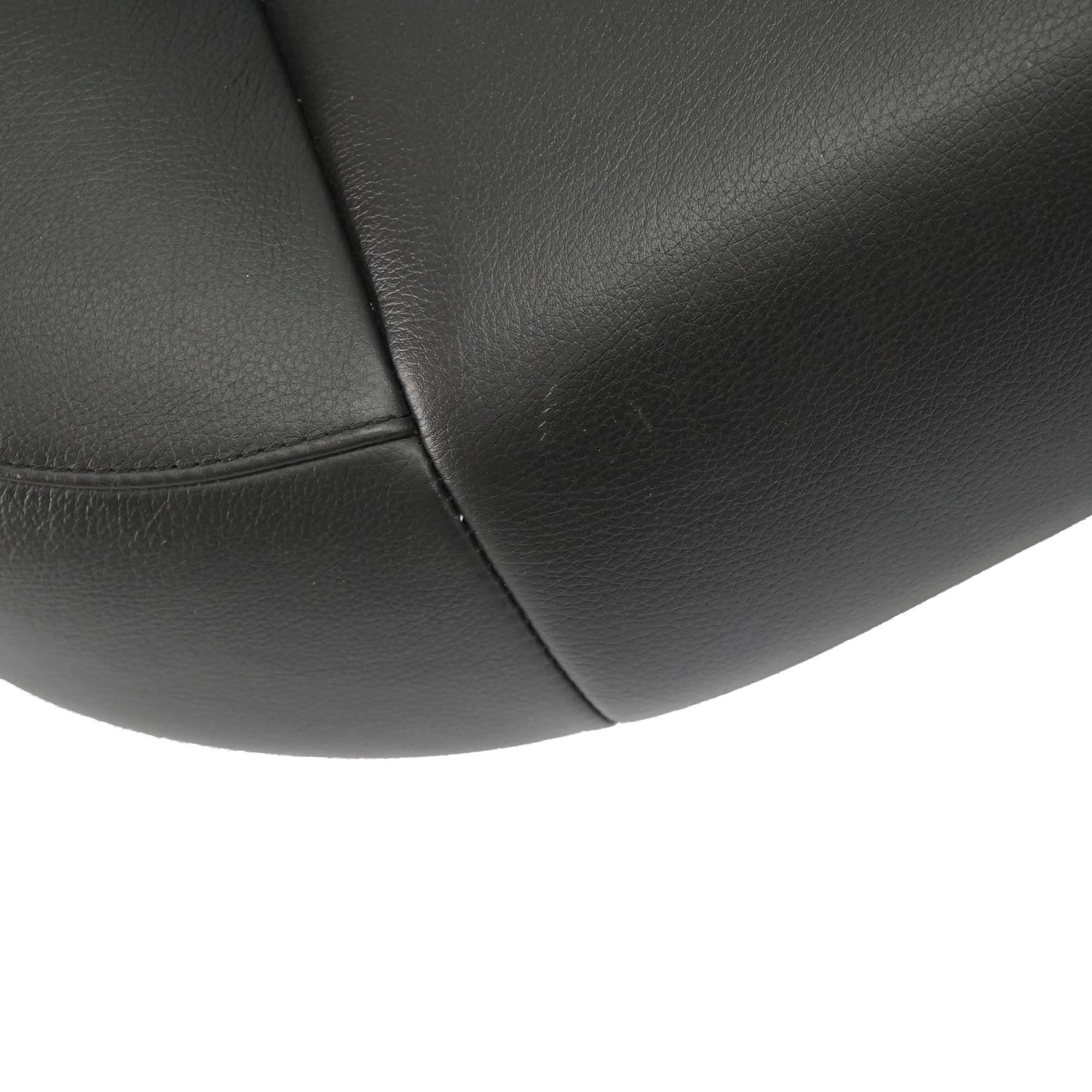 BMW E90 E91 Schwarz Leder Interieur Rücksitz Couch Basis Bank