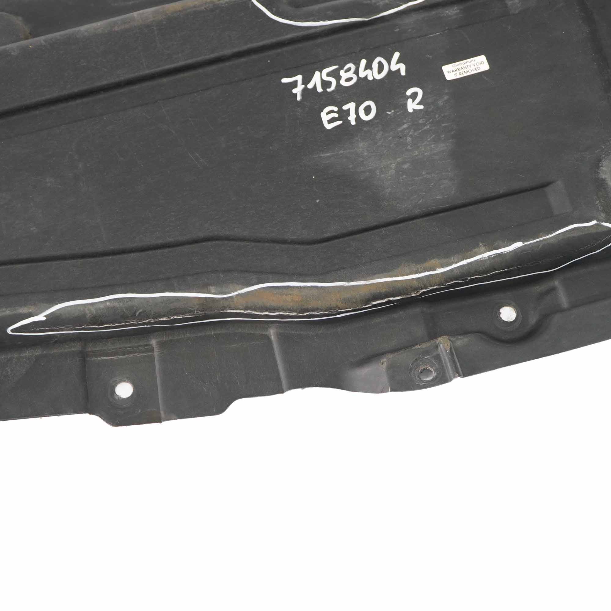 Undertray Panel BMW X5 E70 Right O/S Underbody Panelling Bracket Cover 7158404