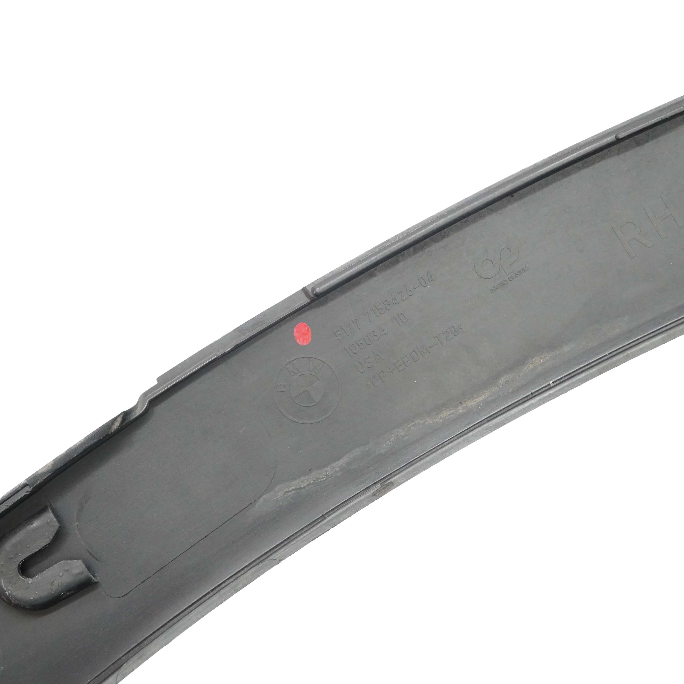 BMW X5 E70 Wheel Arch Rear Right O/S Housing Trim Strip Cover 7158426