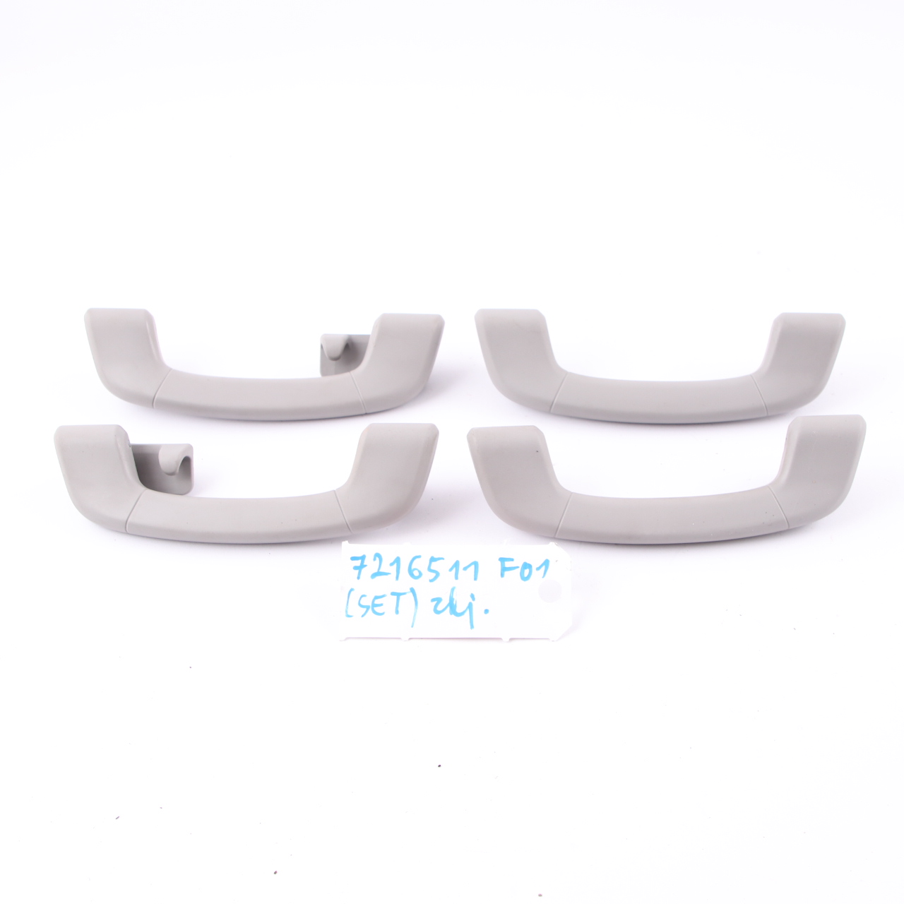 BMW F01 F02 Set Innenraum vorne hinten links rechts Dachhaltegriff Grau