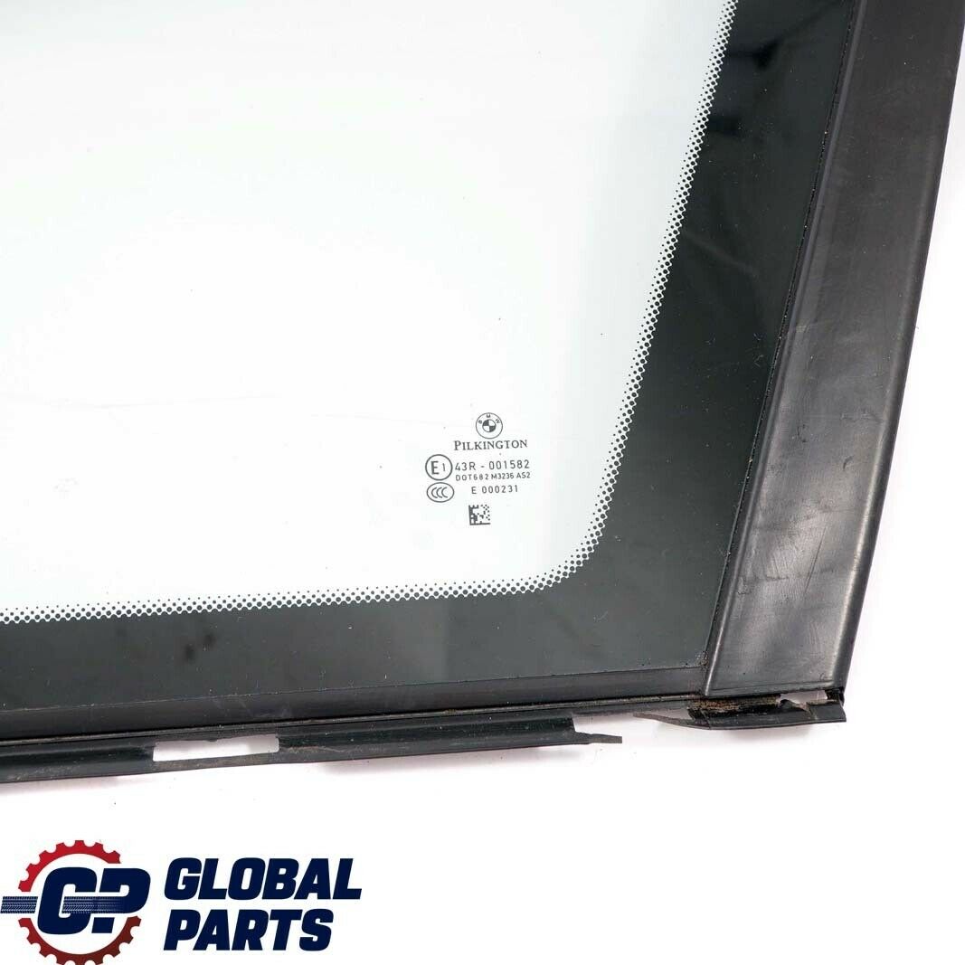 BMW 3 Series E91 Touring Rear Right Window Glass O/S Glanzschwarz High Gloss