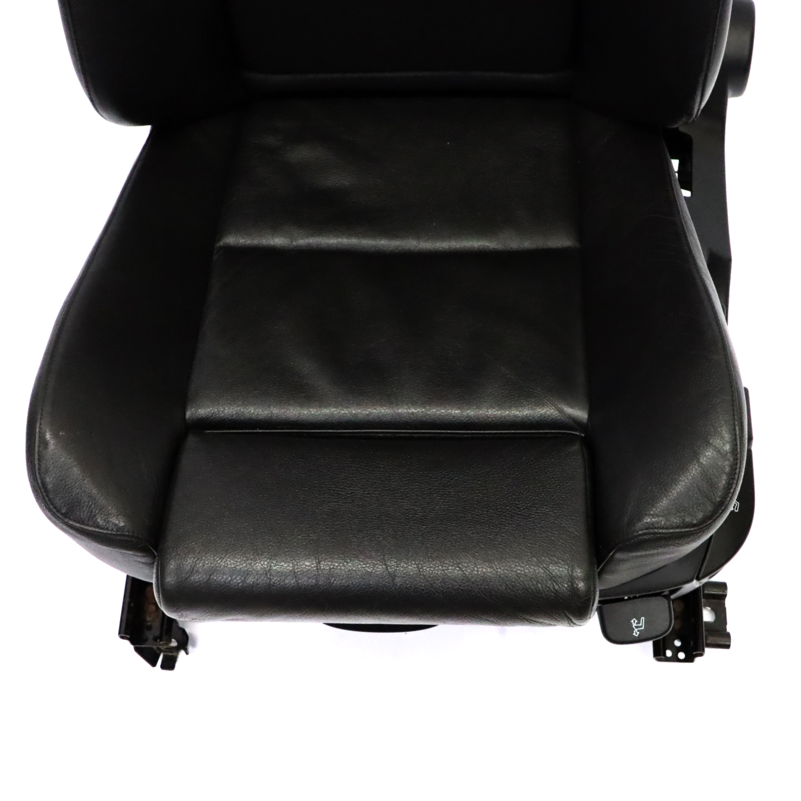 Vordersitz BMW E60 E61 M Sport Schwarz Leder Dakota Links Interieur