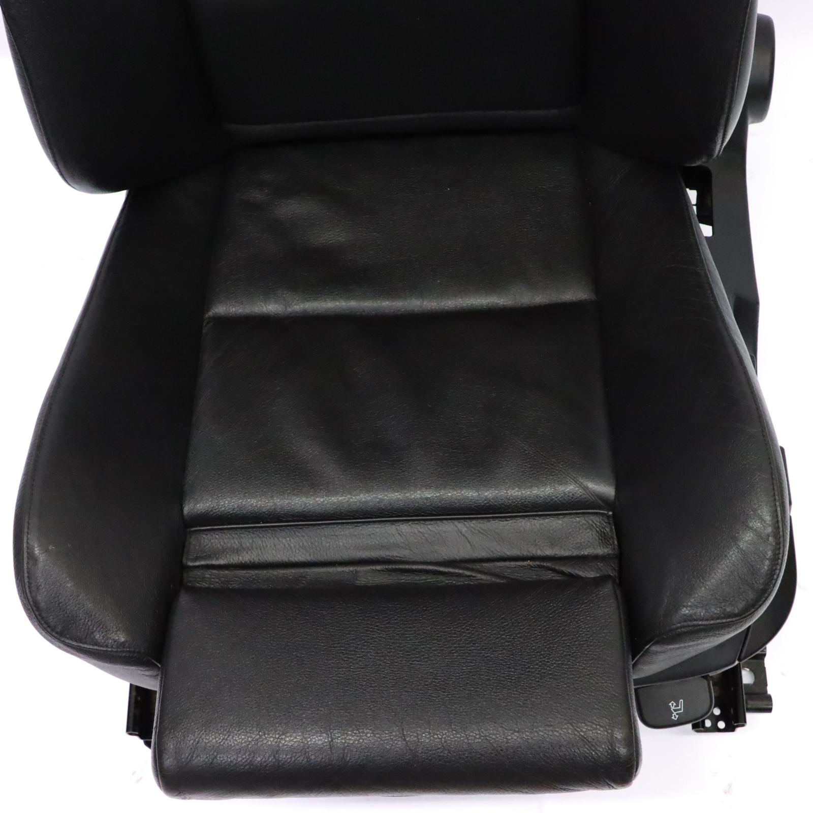 Vordersitz BMW E60 E61 M Sport Schwarz Leder Dakota Links Interieur