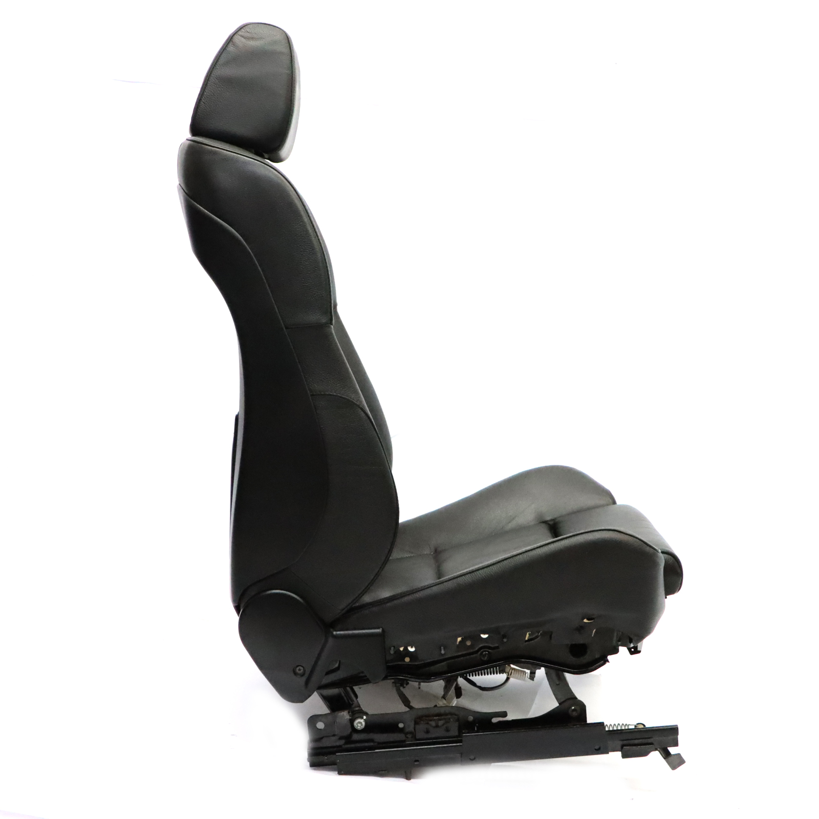 Vordersitz BMW E60 E61 M Sport Schwarz Leder Dakota Links Interieur