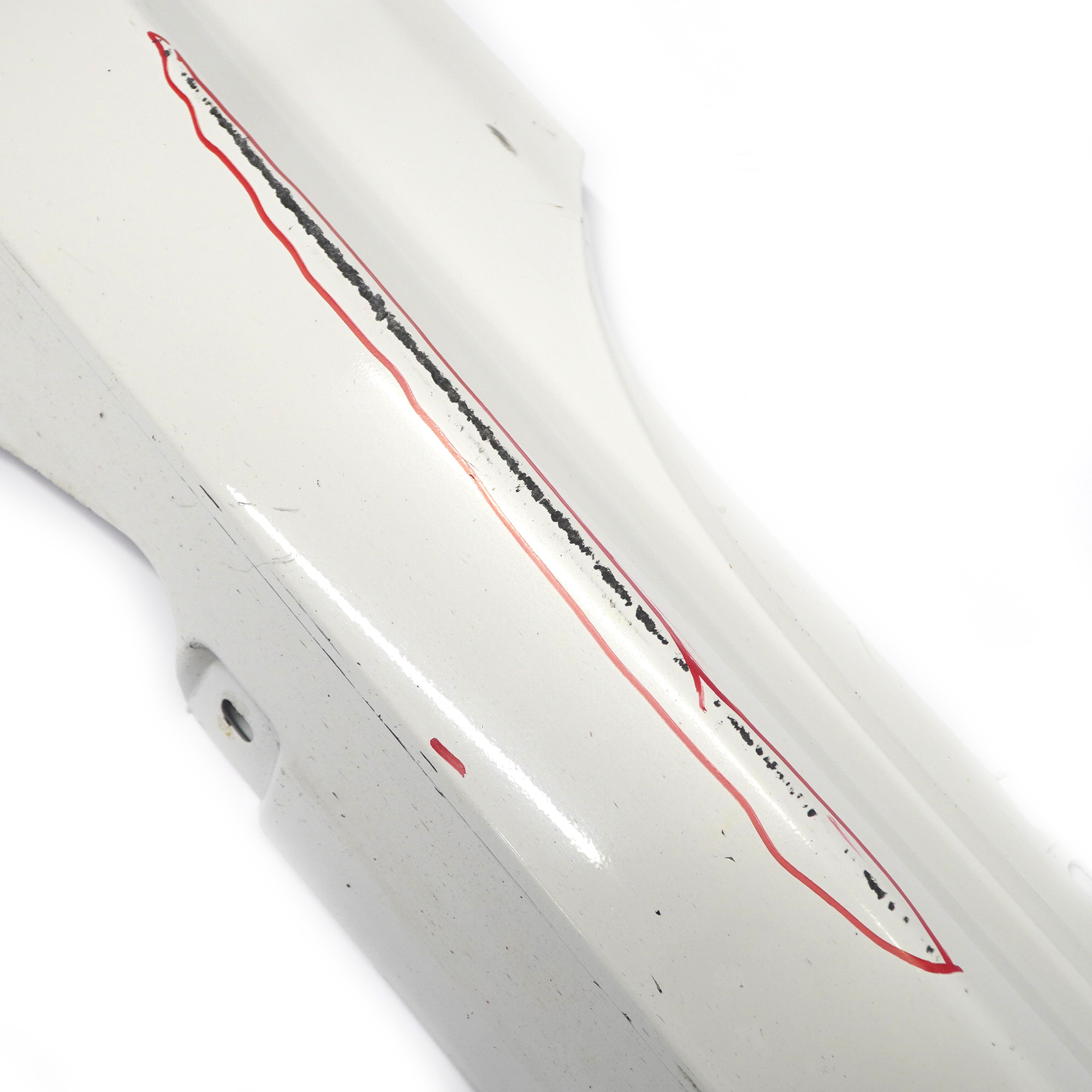 BMW F12 F13 Side Skirt M Sport Sill Cover Panel Right O/S Alpinweiss - 300