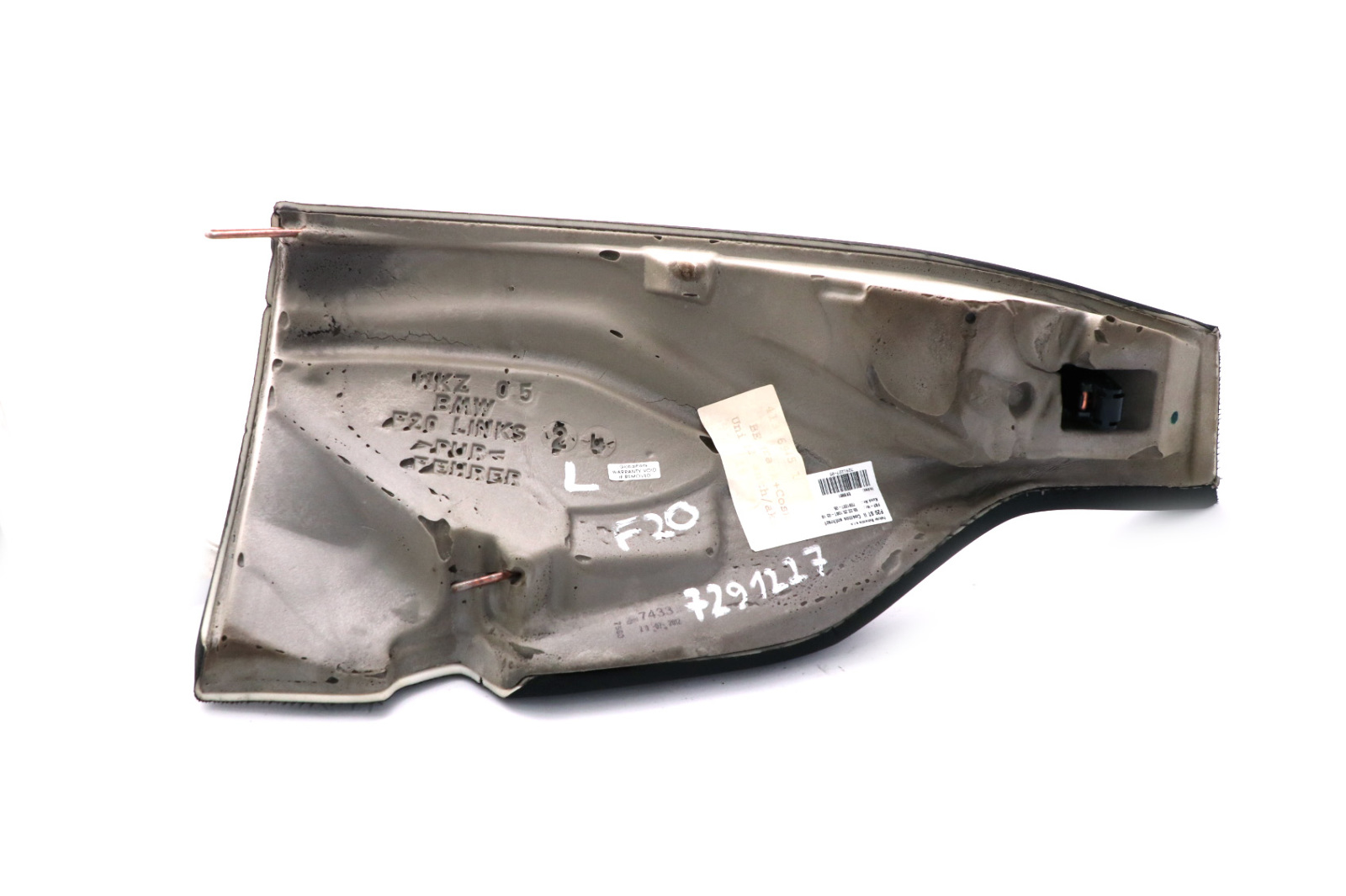 BMW 1 Reihe F20 F21 Hinten Sitz Seitenteil links Stoff Anthrazit