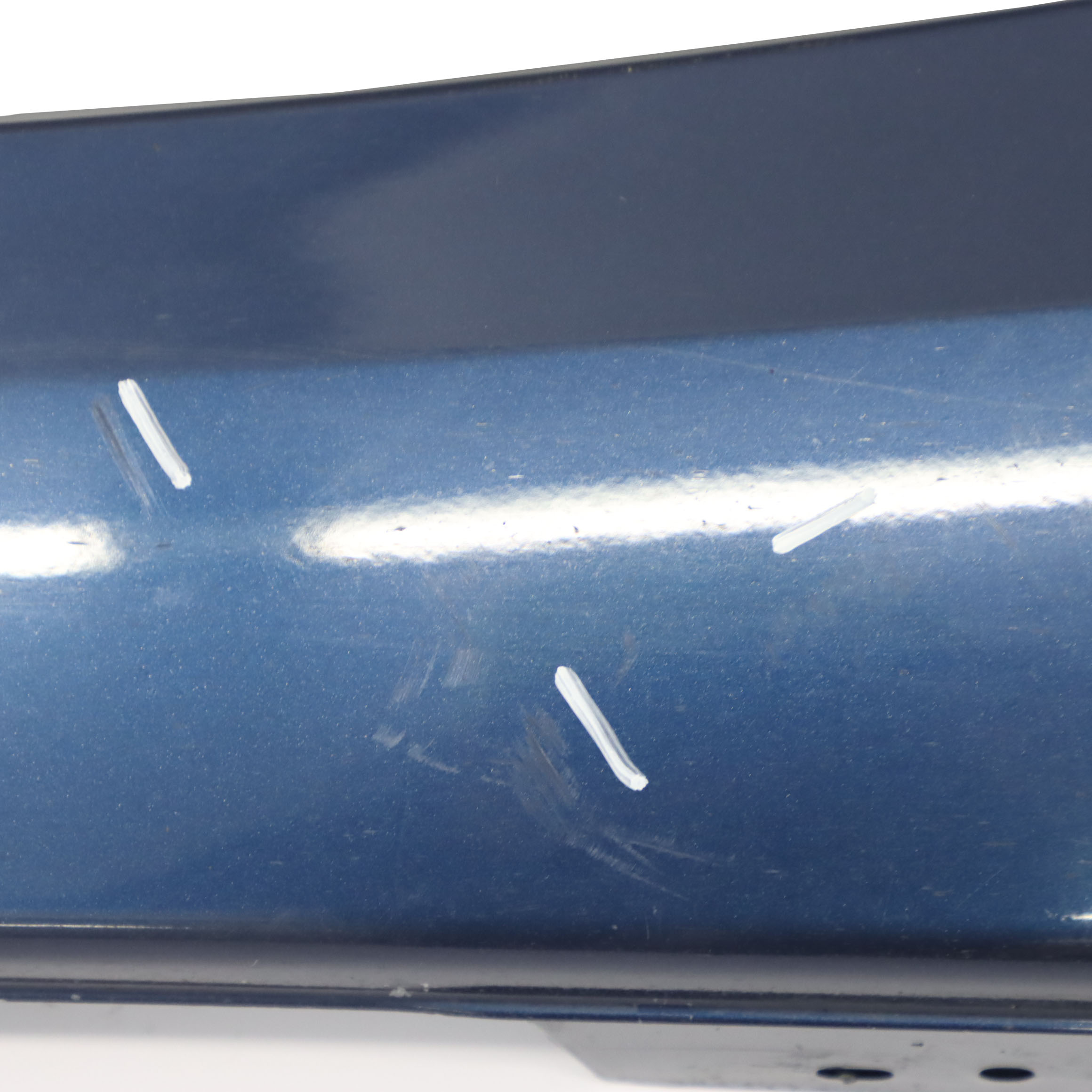 BMW F20 Side Skirt Door Sill Strip Covering Left N/S Tiefseeblau Blue - A76