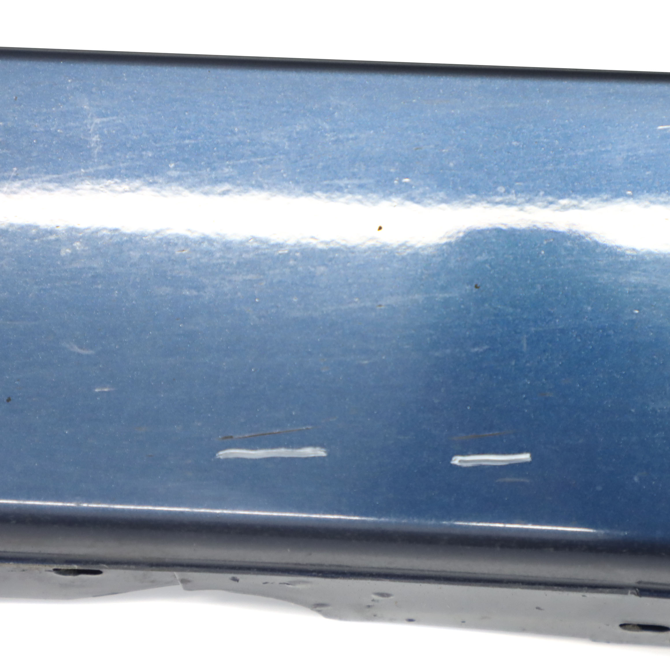 BMW F20 Side Skirt Door Sill Strip Covering Left N/S Tiefseeblau Blue - A76