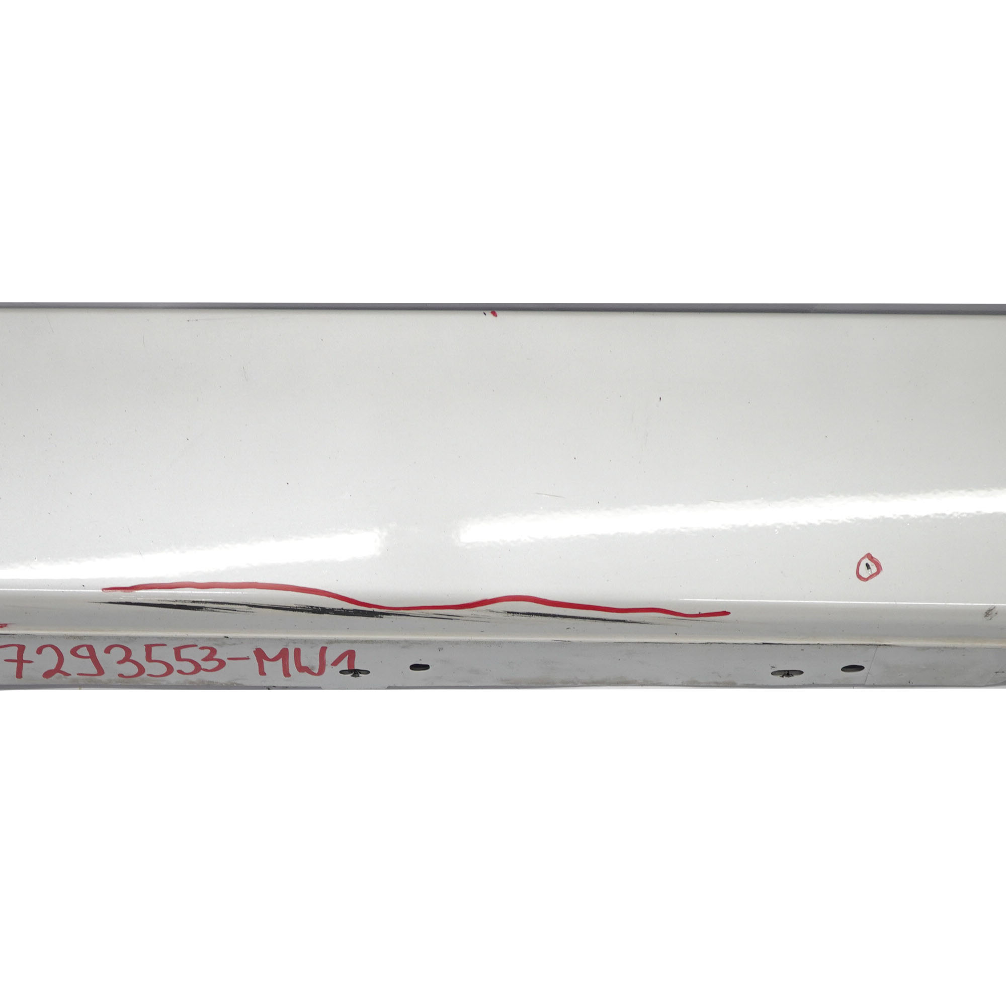 BMW F20 Side Skirt Door Sill Strip Cover Left N/S Mineral White Metallic - A96